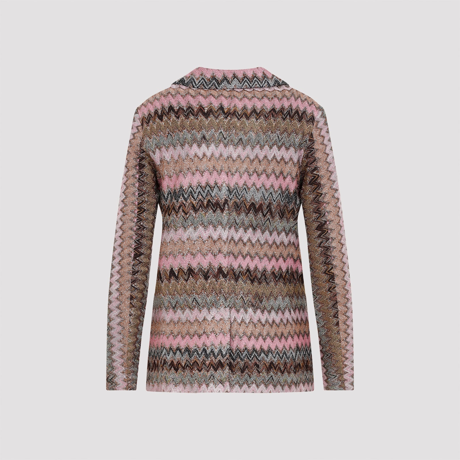 Shop Missoni Viscose Blazer In L Multicspacdye