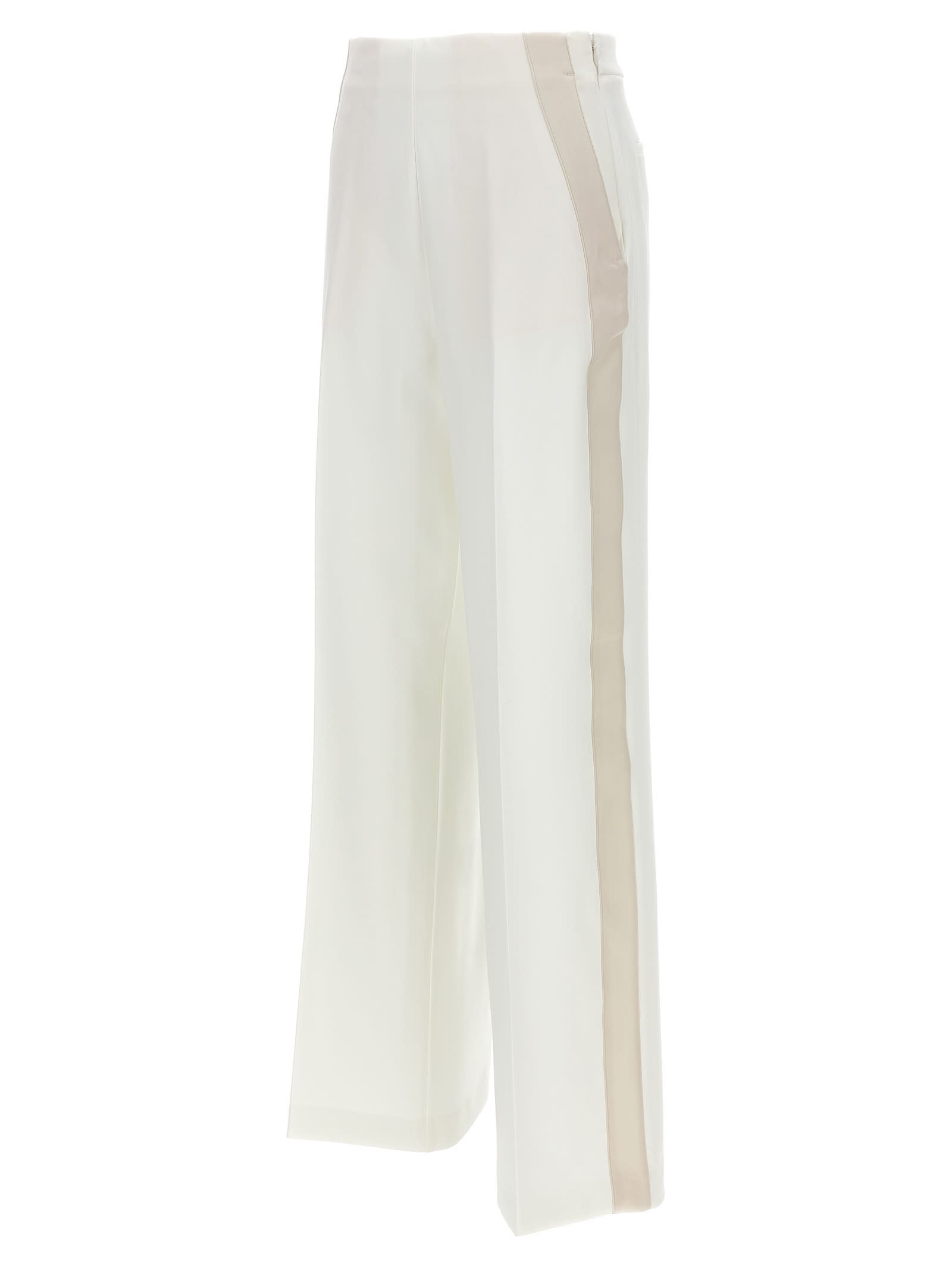 Shop Pinko Petrarca Pants In White