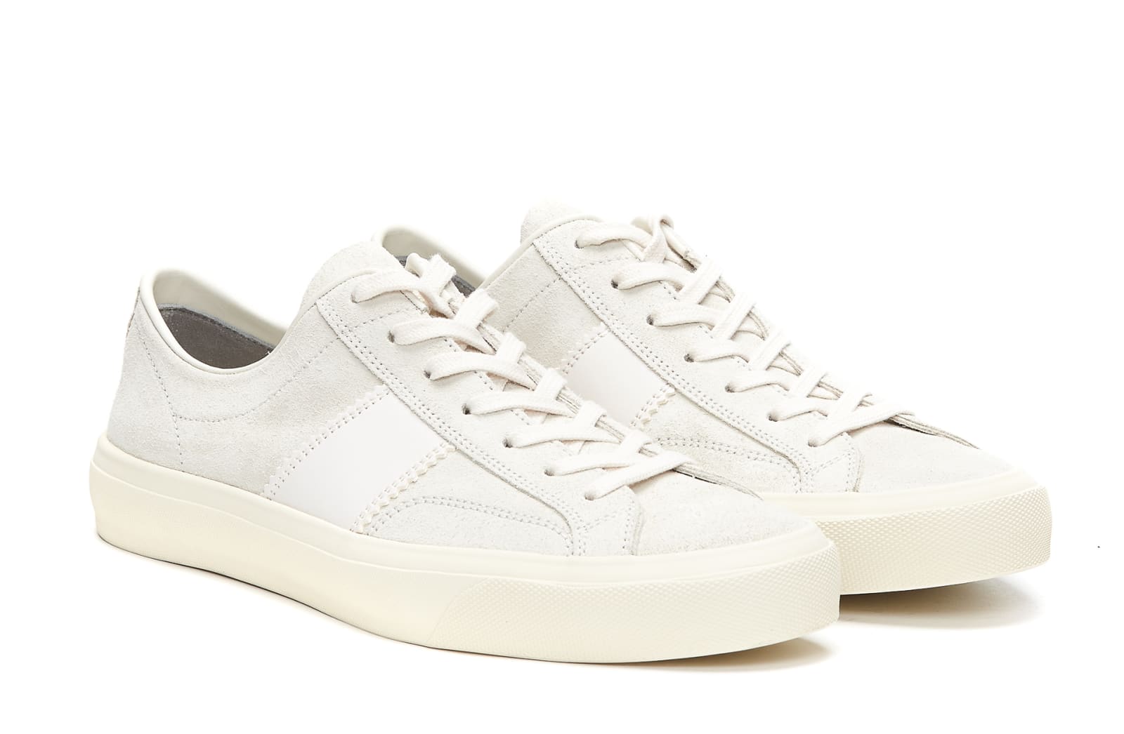 Shop Tom Ford Sneakers In White