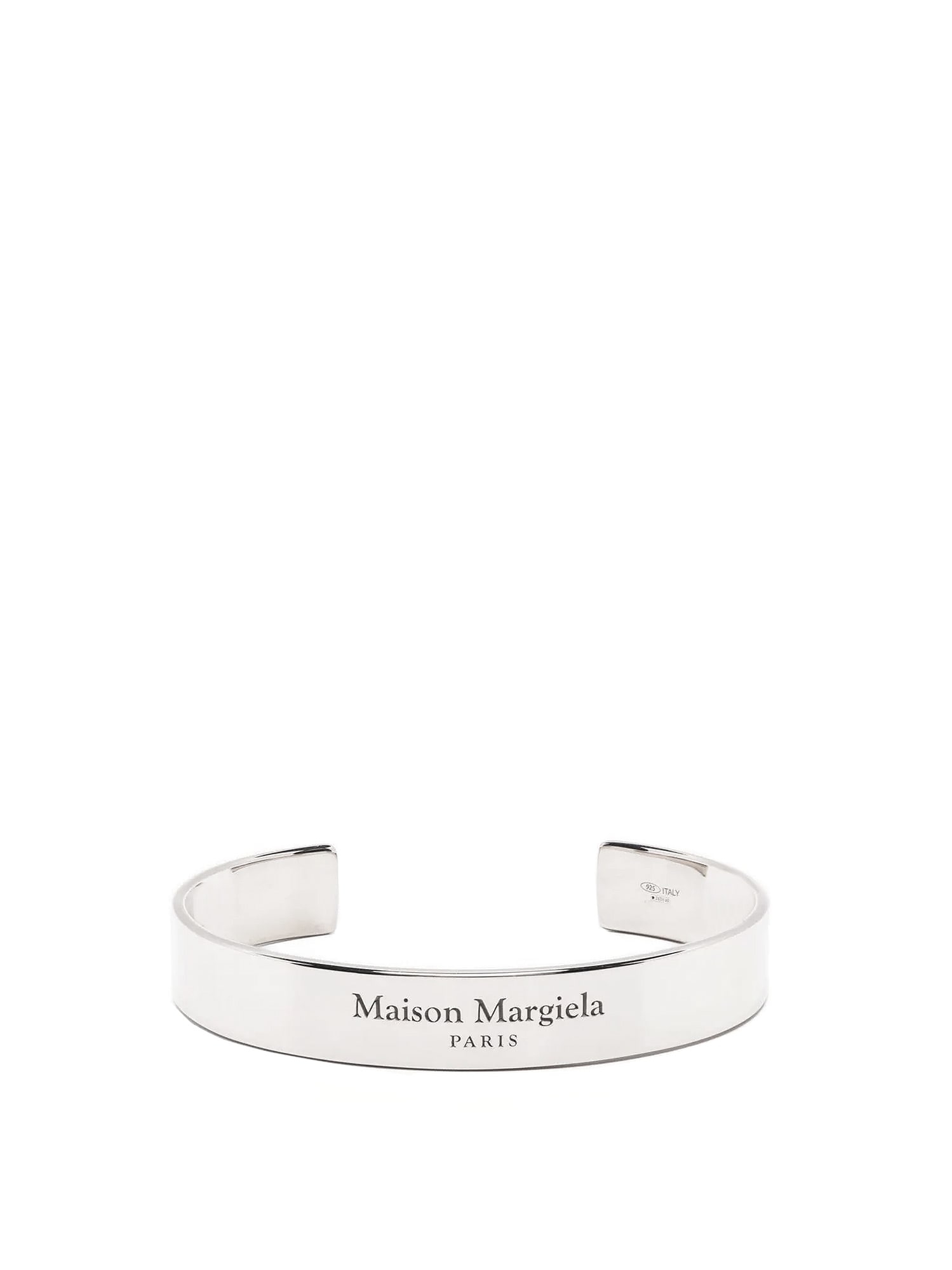 Shop Maison Margiela Bracelet In Silver