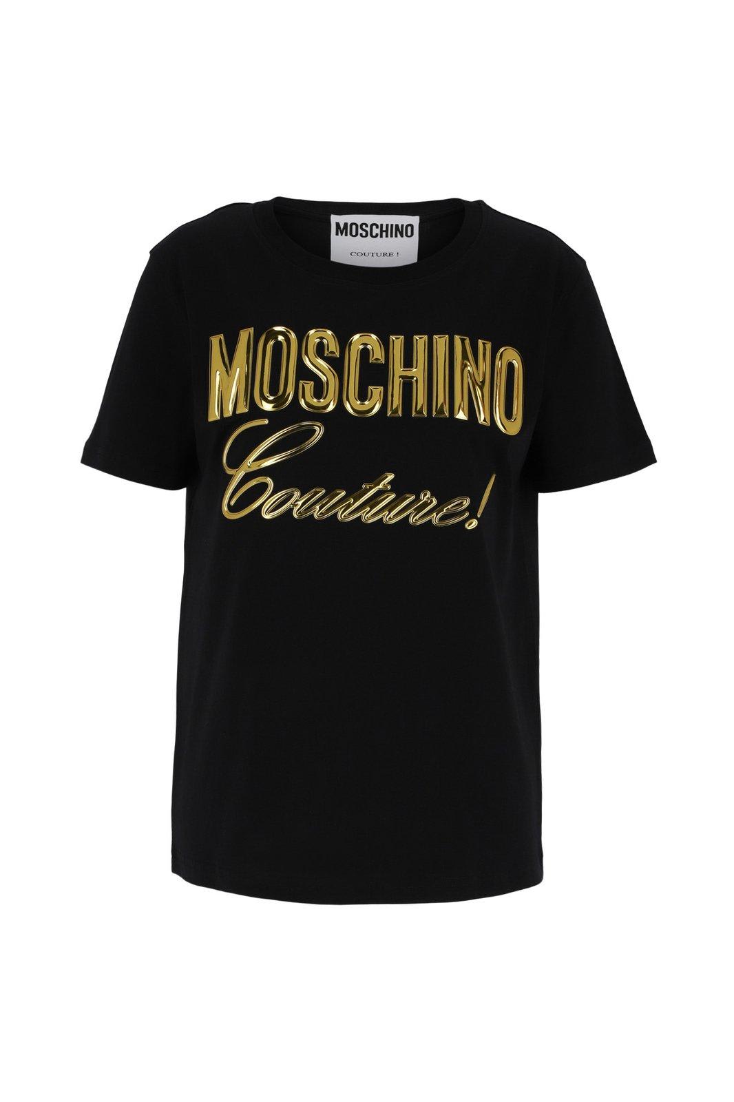 Moschino Logo-detailed Crewneck T-shirt