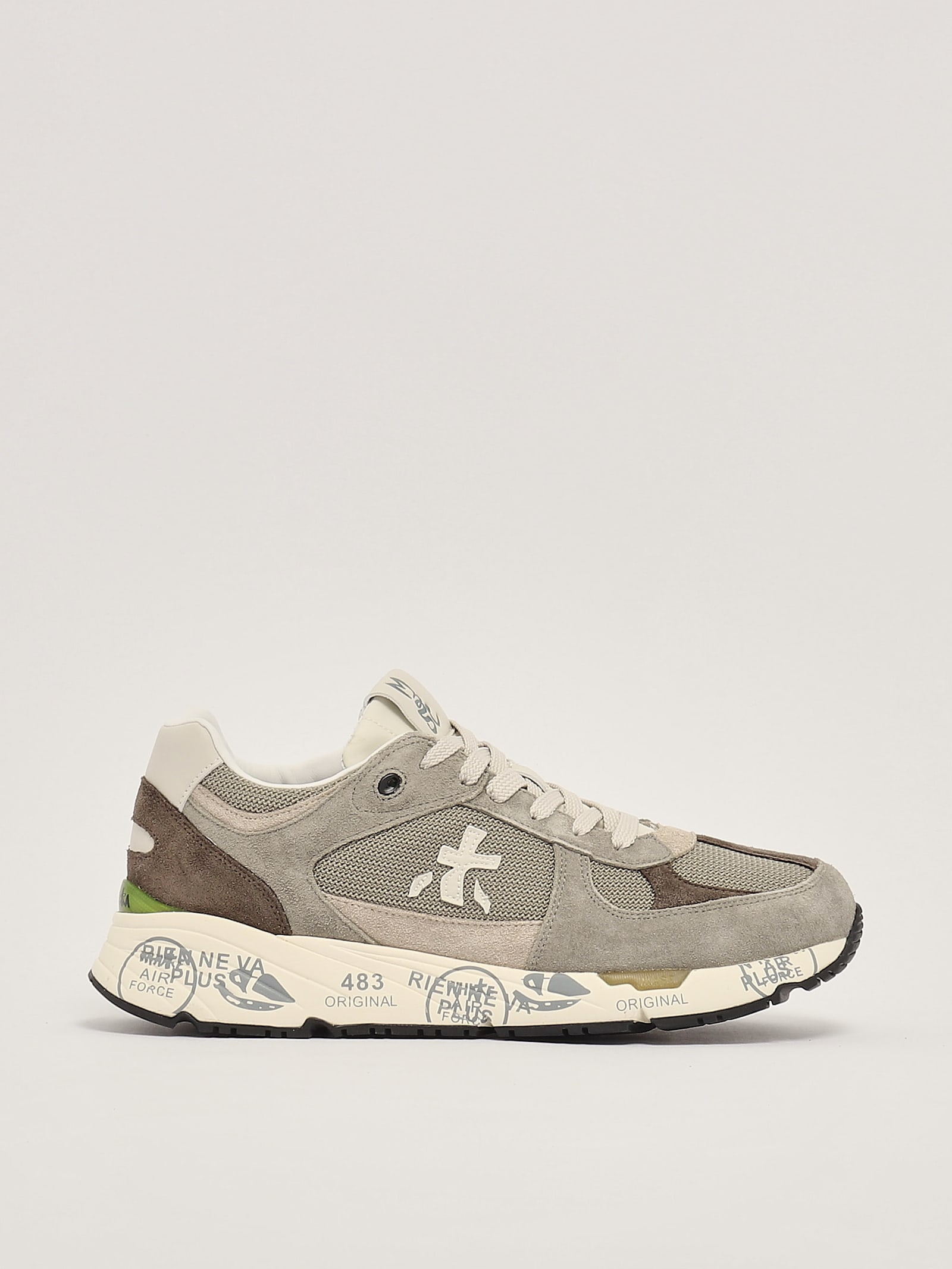 Shop Premiata Sneakers Sneaker In Grigio