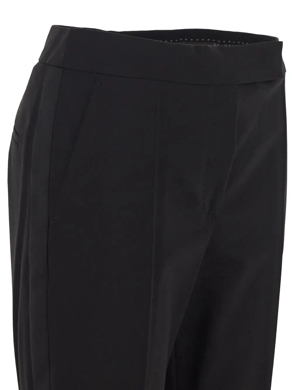 Shop Max Mara Rino Trousers In Black