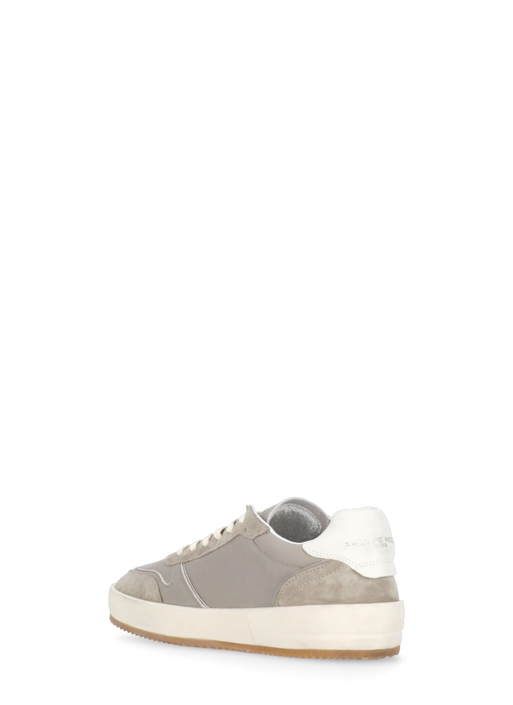 Shop Philippe Model Nice Low Sneakers In Grey