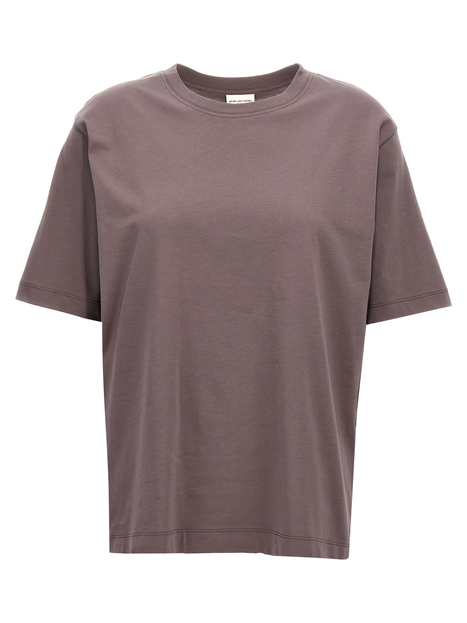 Shop Dries Van Noten Heydu T-shirt In Purple