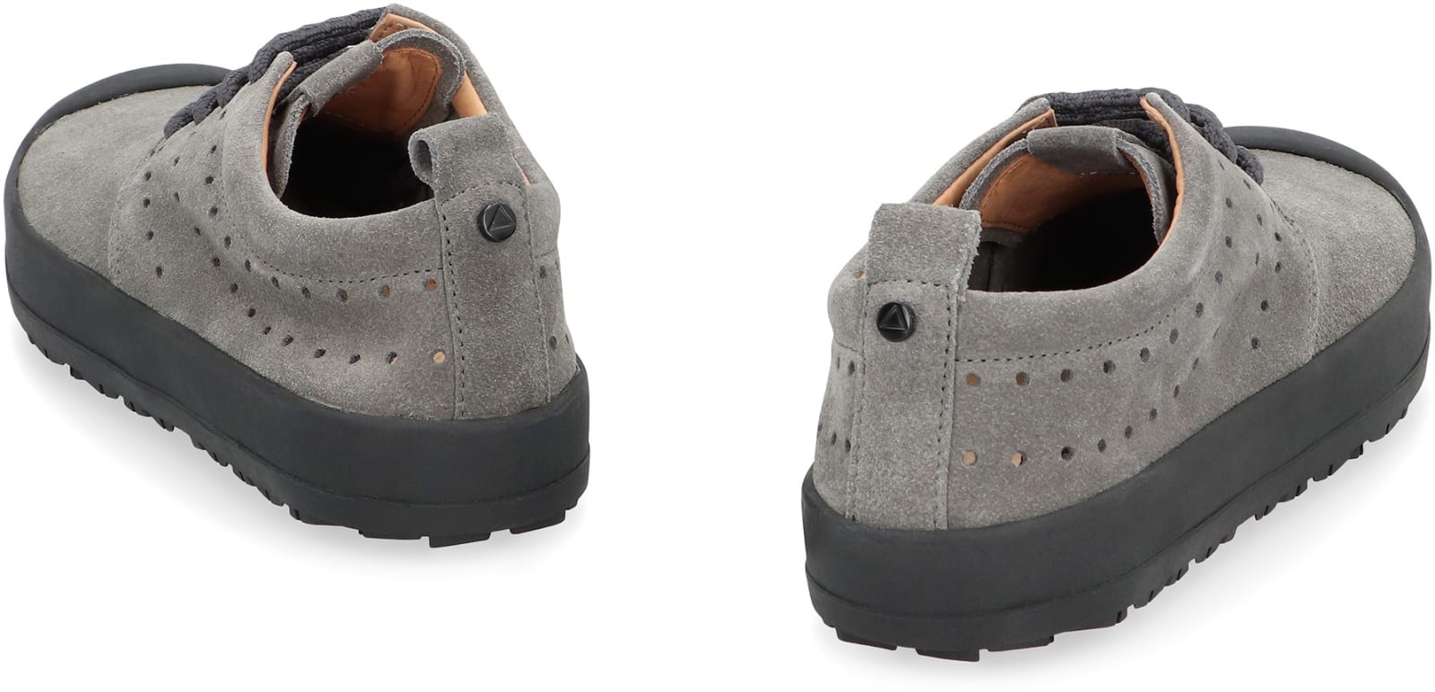 Volta Suede Low-top Sneakers In Grey