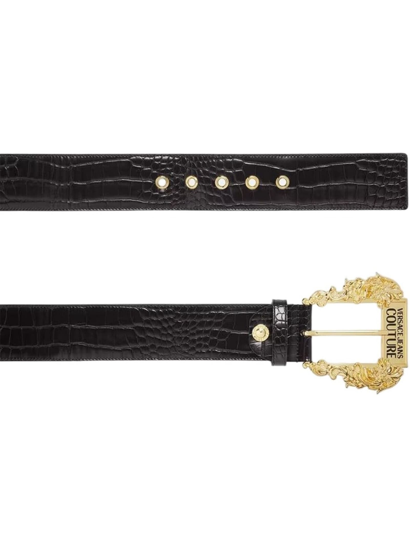 Versace Jeans Couture Belt In Black