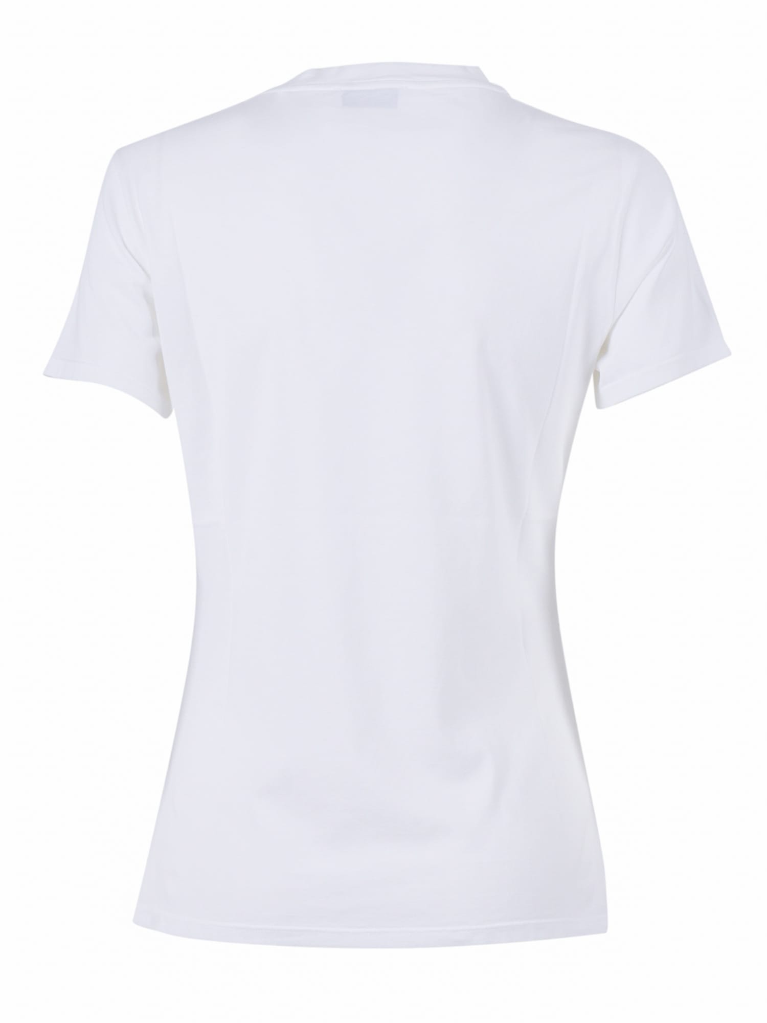 Dondup Embroidered Crew-neck T-shirt In White