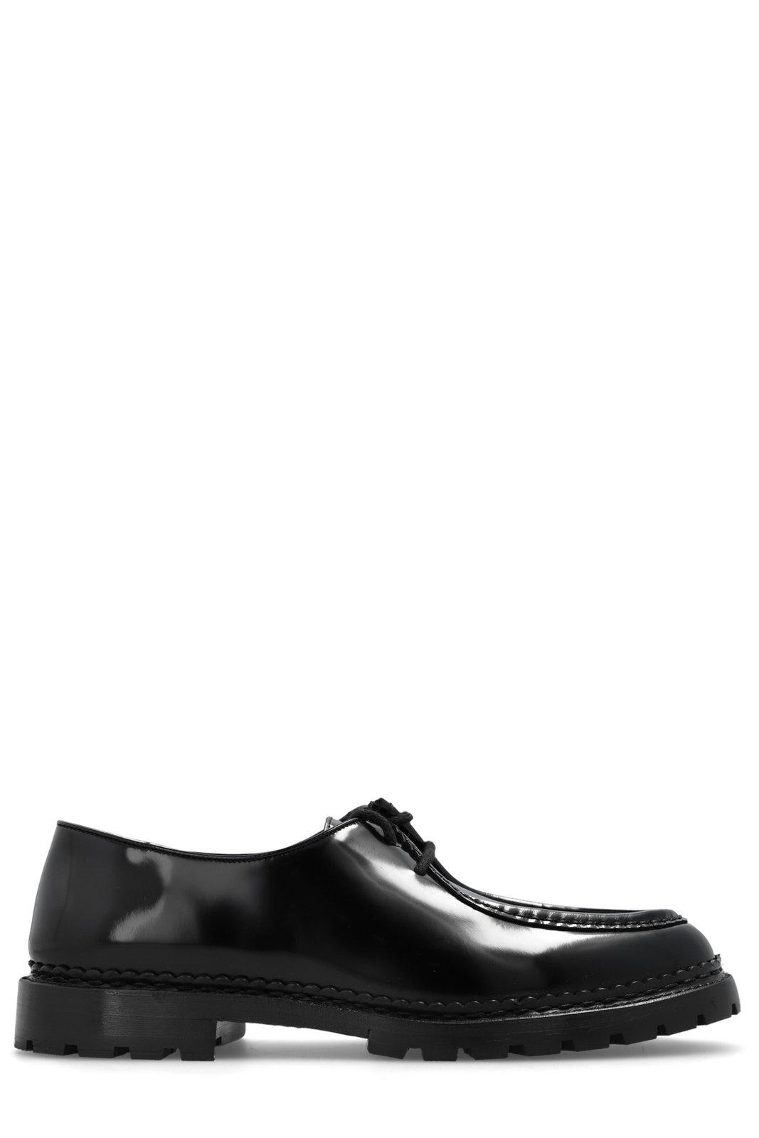 SAINT LAURENT MARBEUF LACE-UP LOAFERS