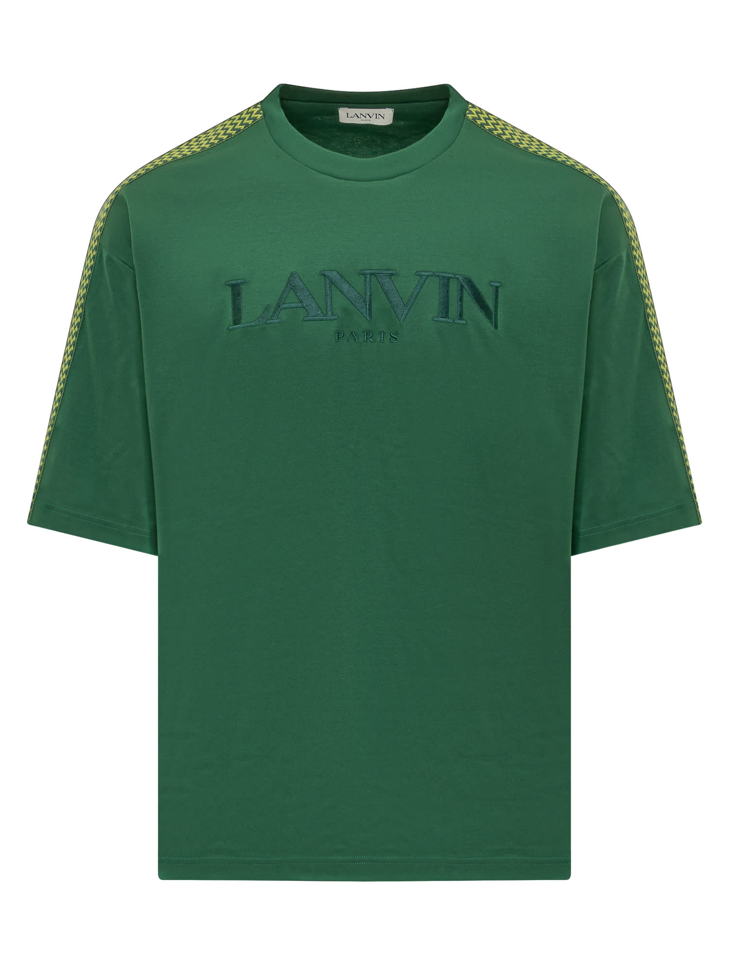 Shop Lanvin T-shirt With Logo In Bottle