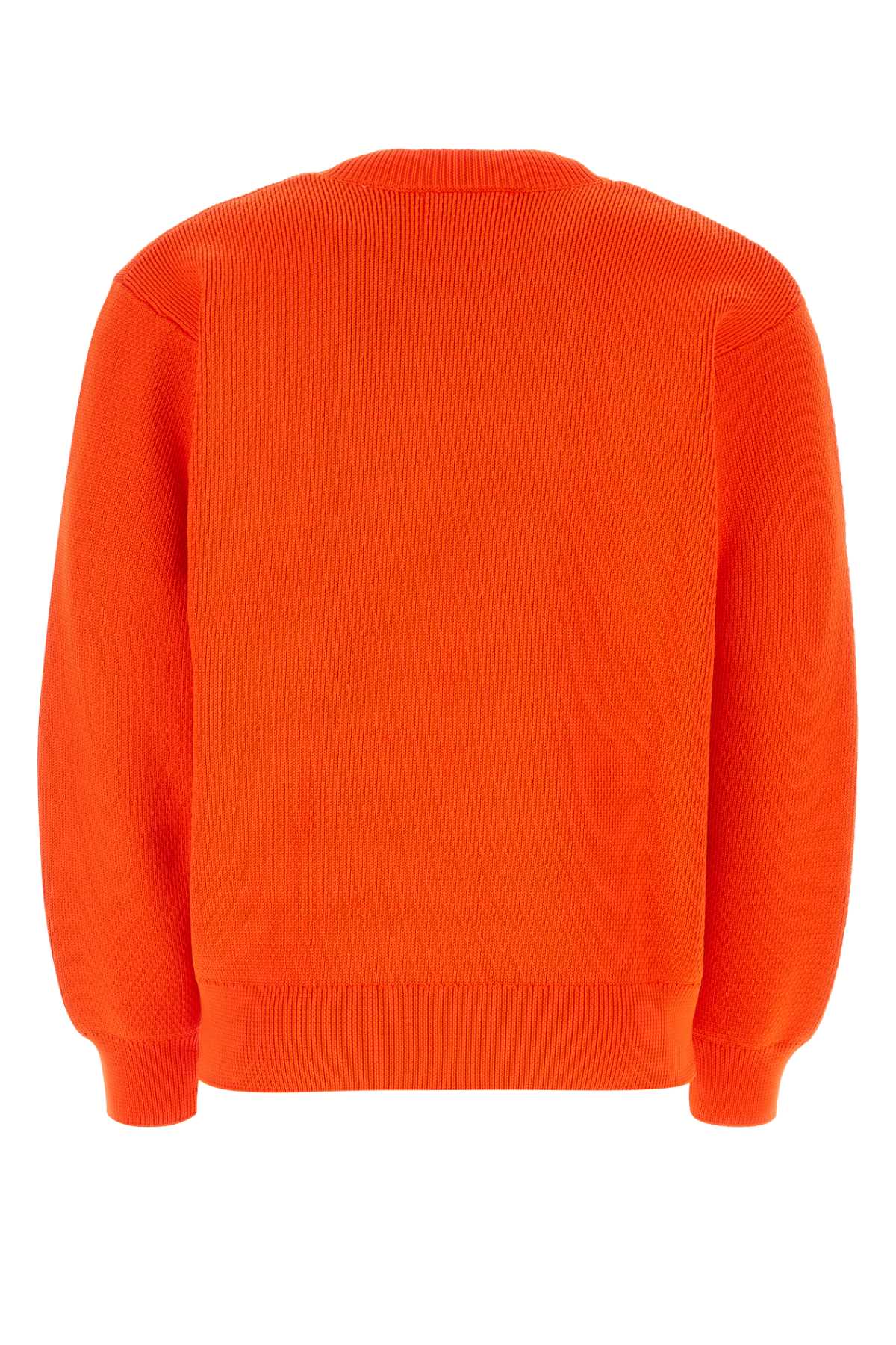 Isabel Marant Fluo Orange Polyester Blend Ayler Sweater In Vermilion