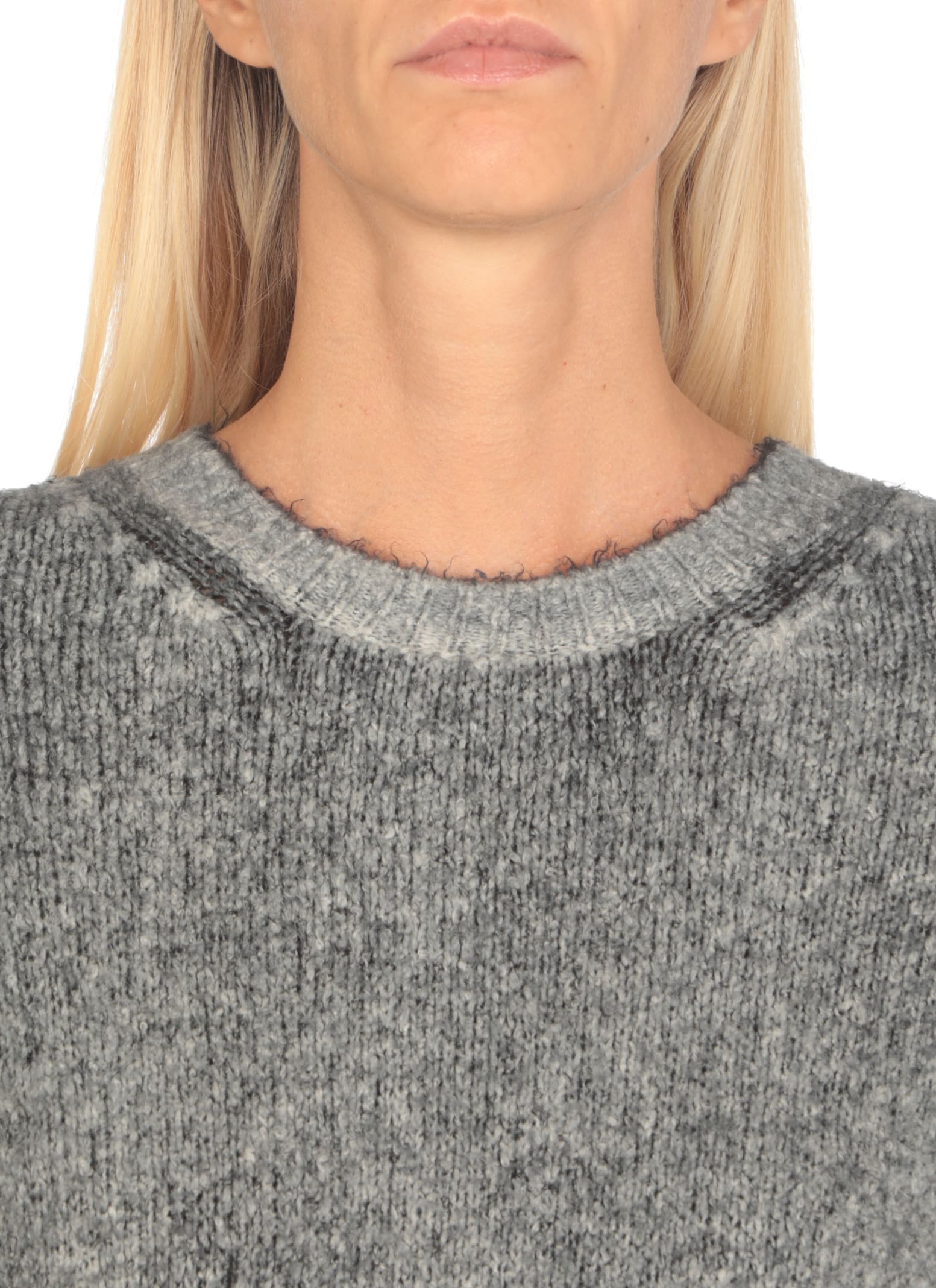 Shop Avant Toi Cotton Sweater In Grey