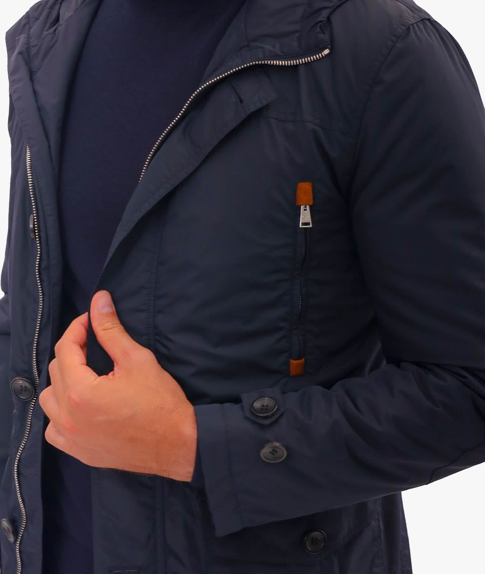 Larusmiani Parka Shennan Jacket In Midnightblue