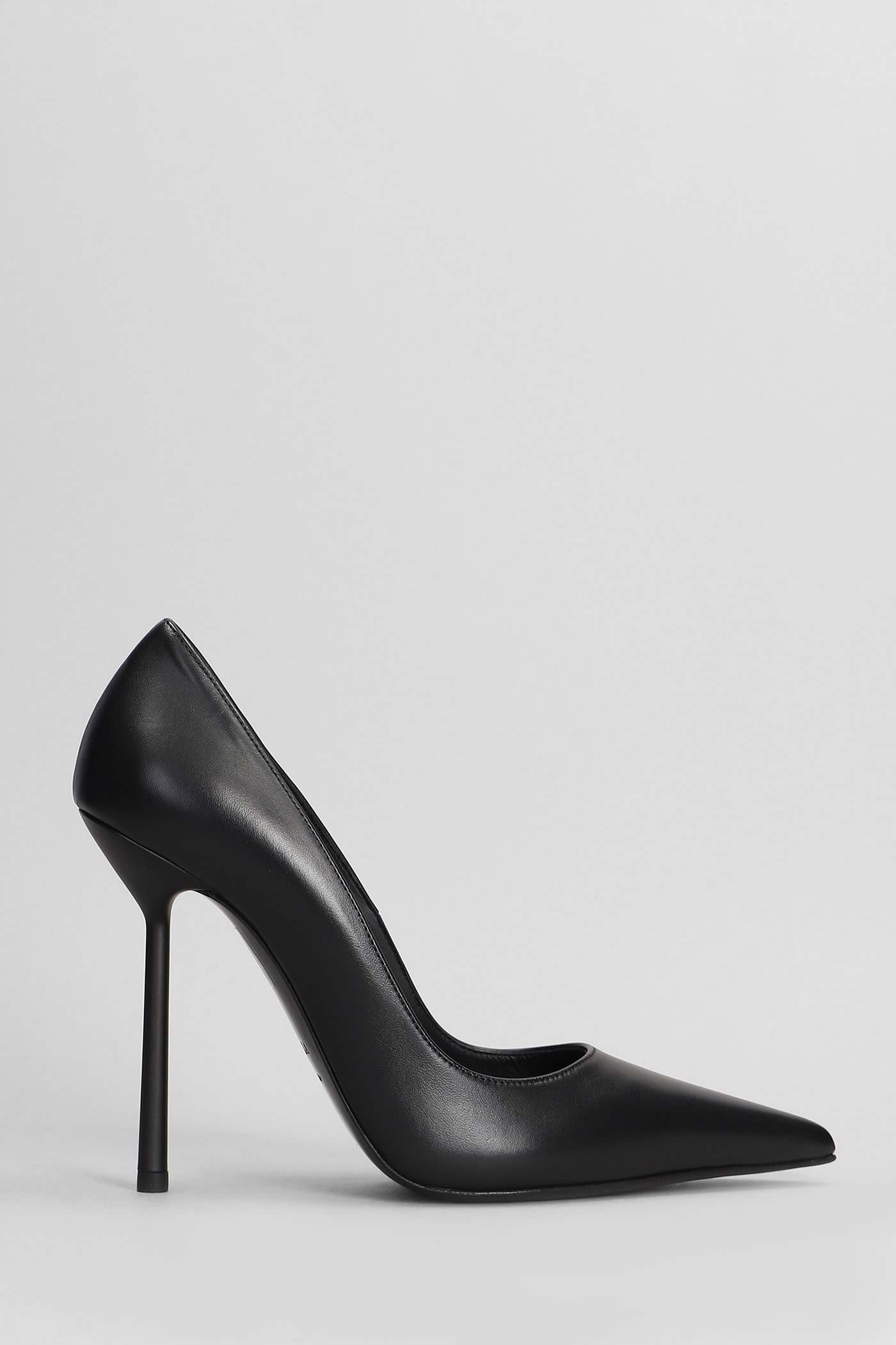 Shop Le Silla Bella Pumps In Black Leather