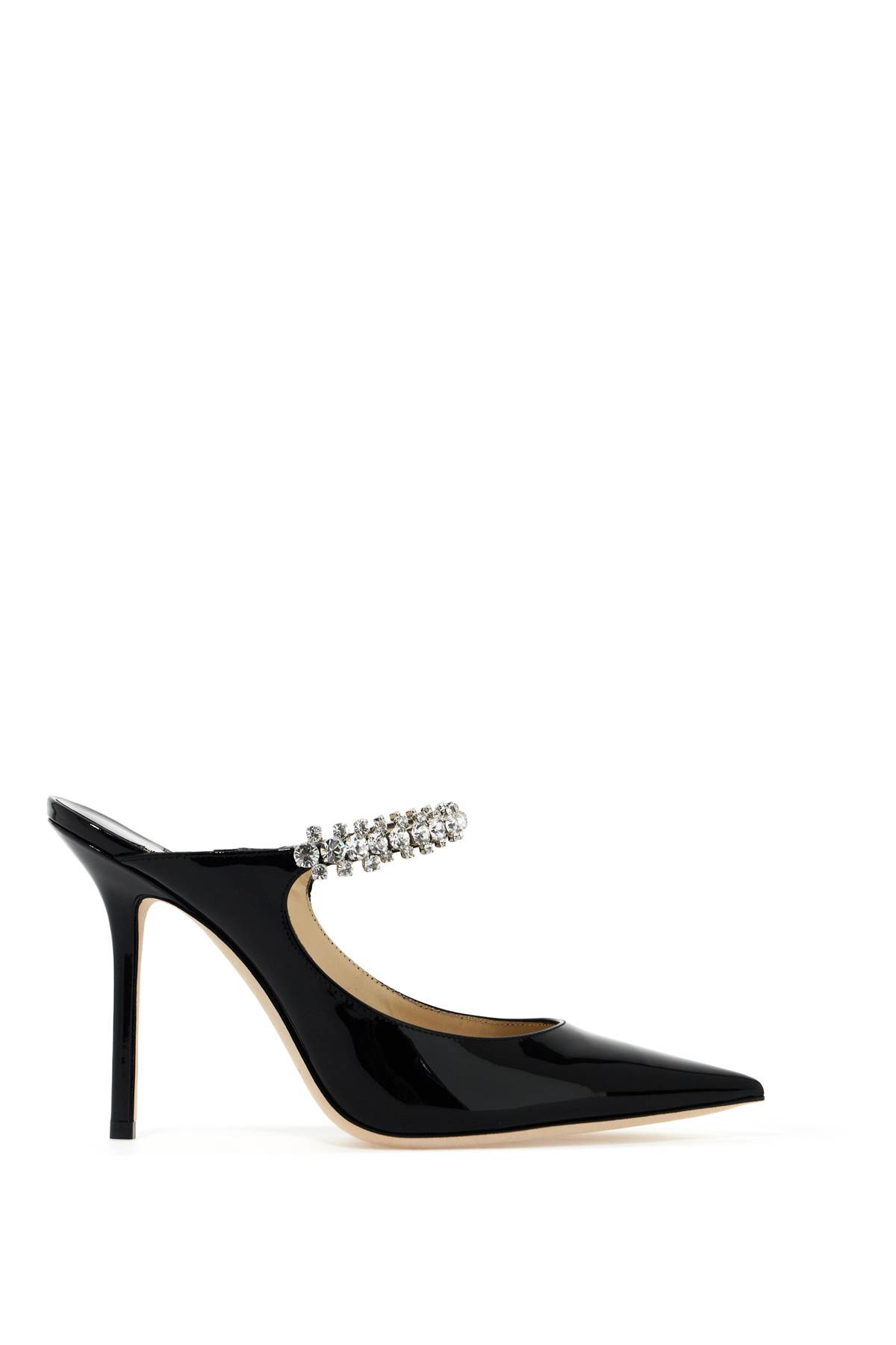 Shop Jimmy Choo Bing 100 Mules In Black (black)