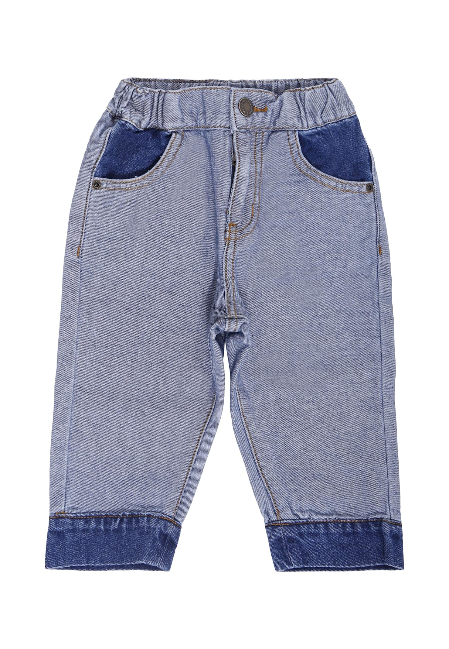 Molo Denim Jeans For Babykids In Blue