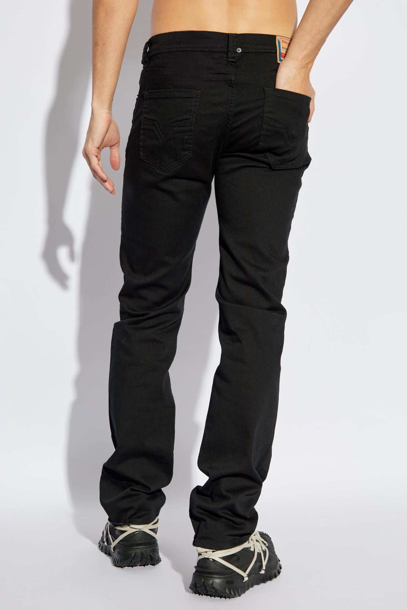 Diesel Larkee Straight Leg Jeans In Black