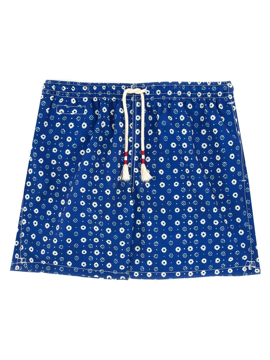 Mc2 Saint Barth Costume Da Bagno Boxer In Azure