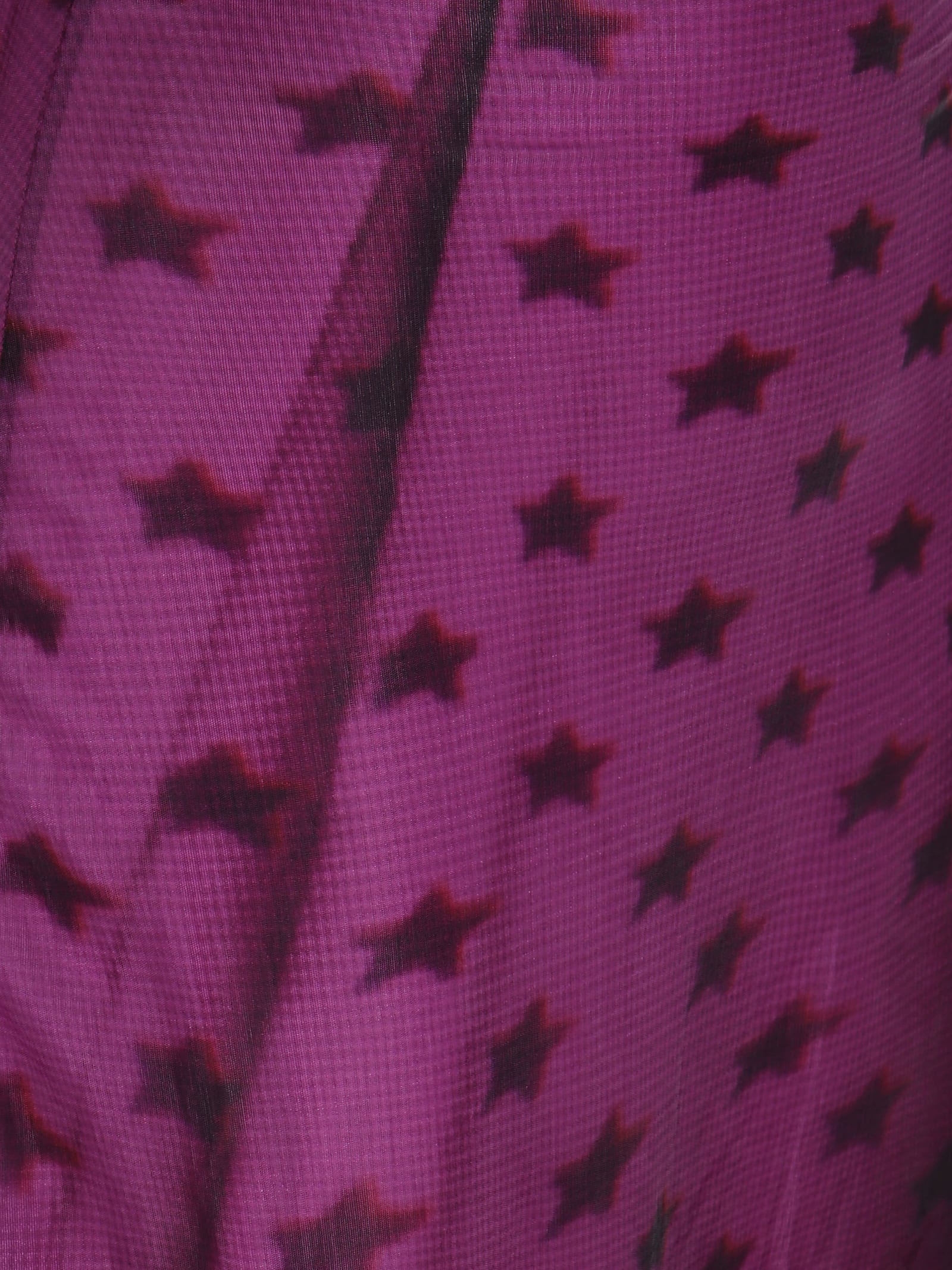 Acne Studios Printed Transparent Skirt In Purple