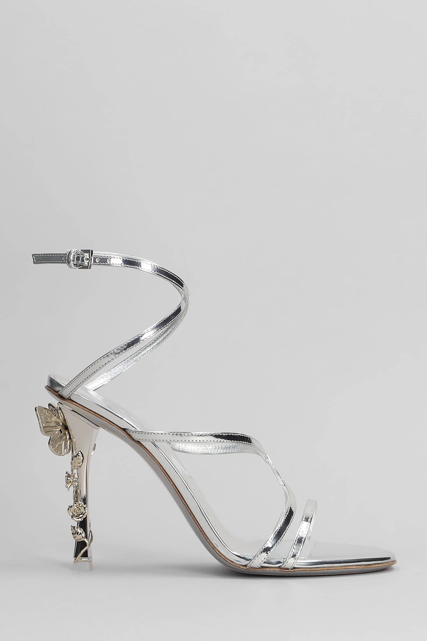 Sophia Webster Enchantress Sandals In Silver Leather
