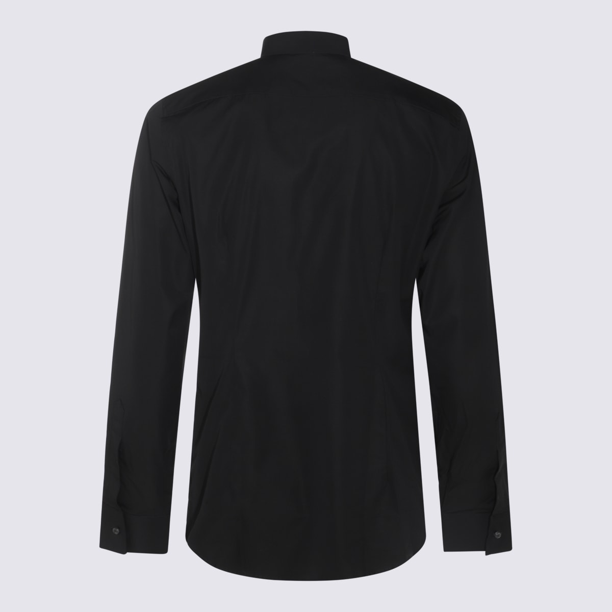 Dsquared2 Pointed-collar Conceal Fastened Shirt In Black