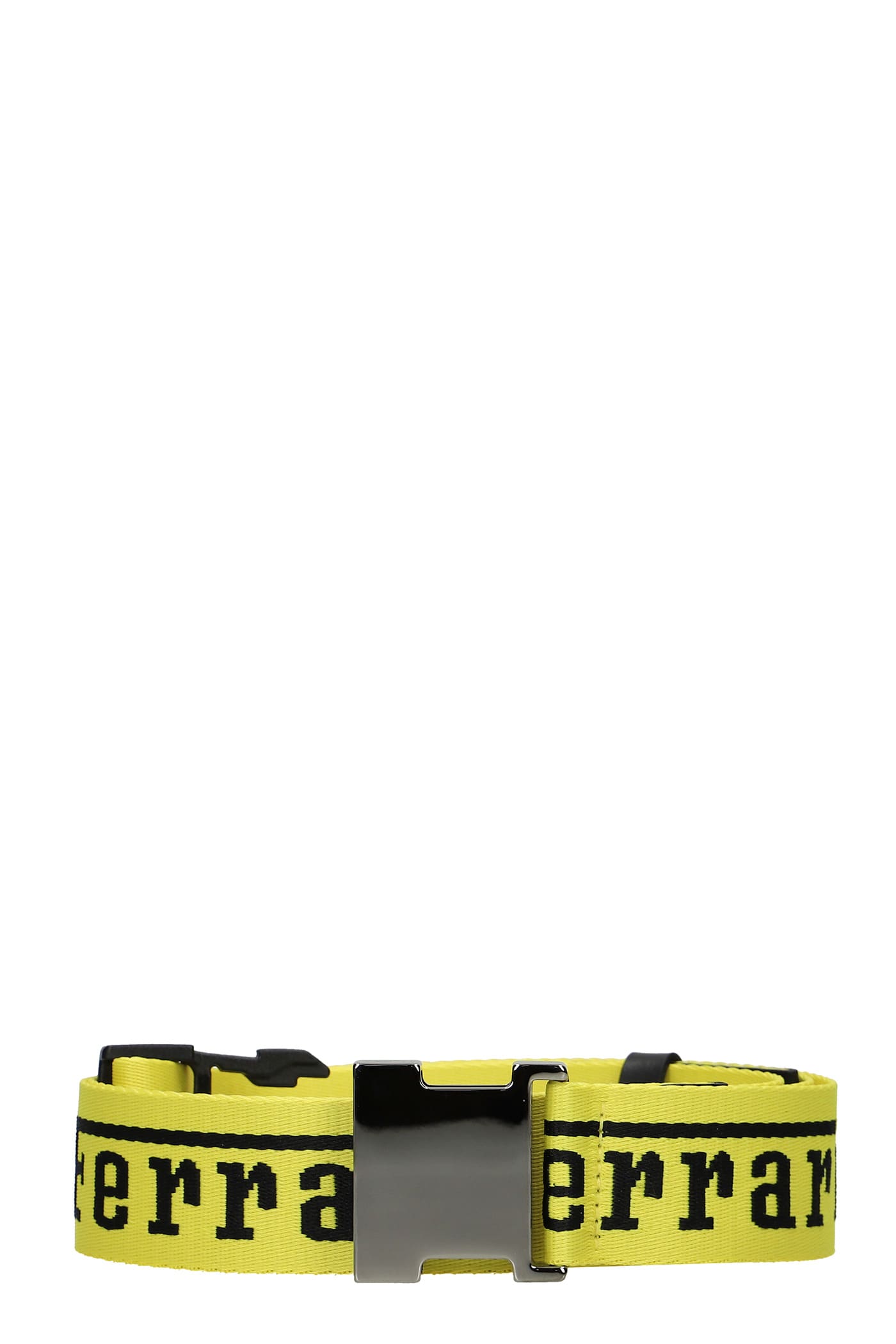 Ferrari Belts In Yellow Synthetic Fibers