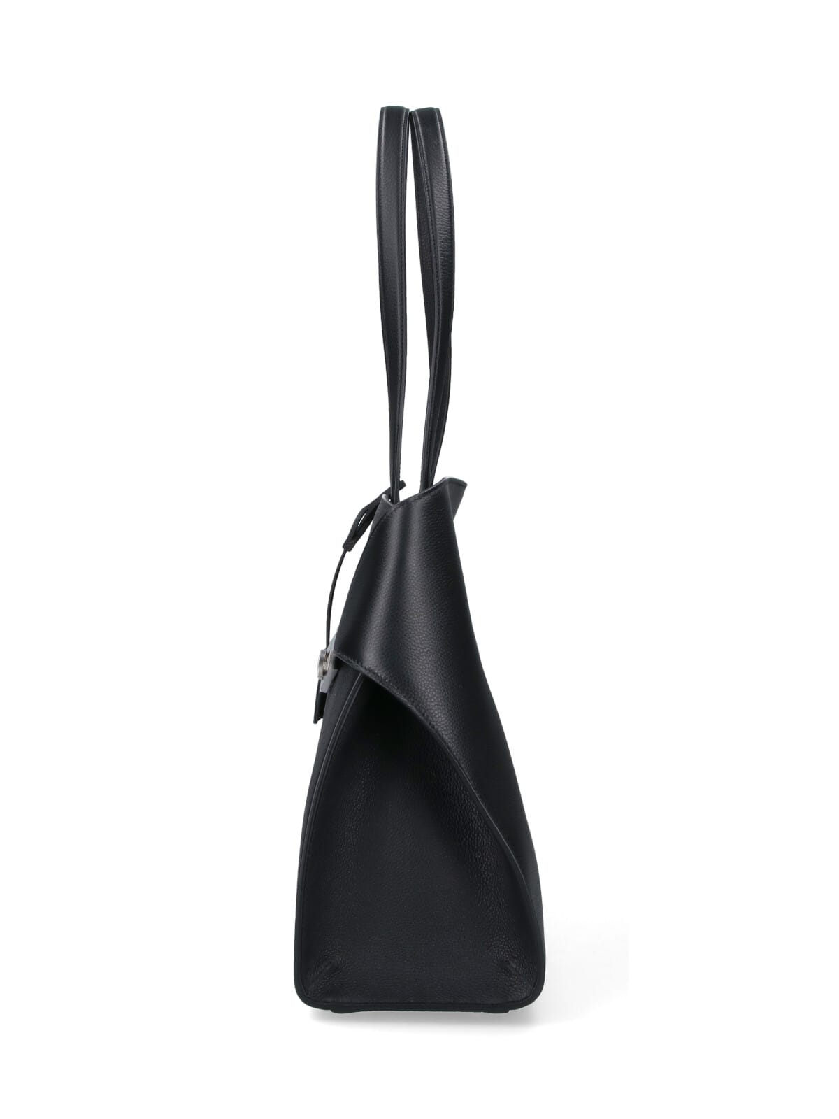 Ferragamo Hug Top-zip Leather Shoulder Bag In Black