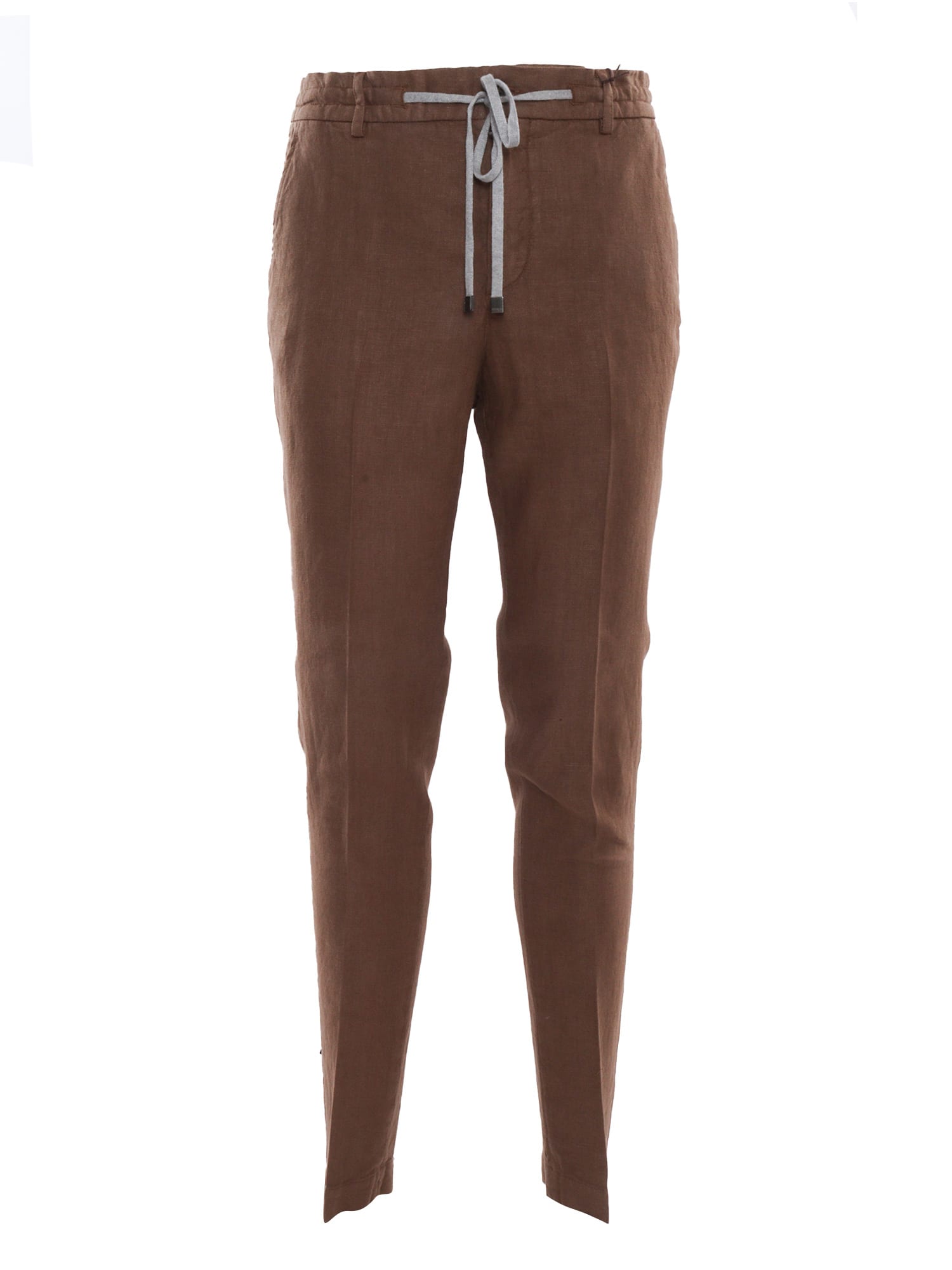 Shop Peserico Mens Trousers In Beige