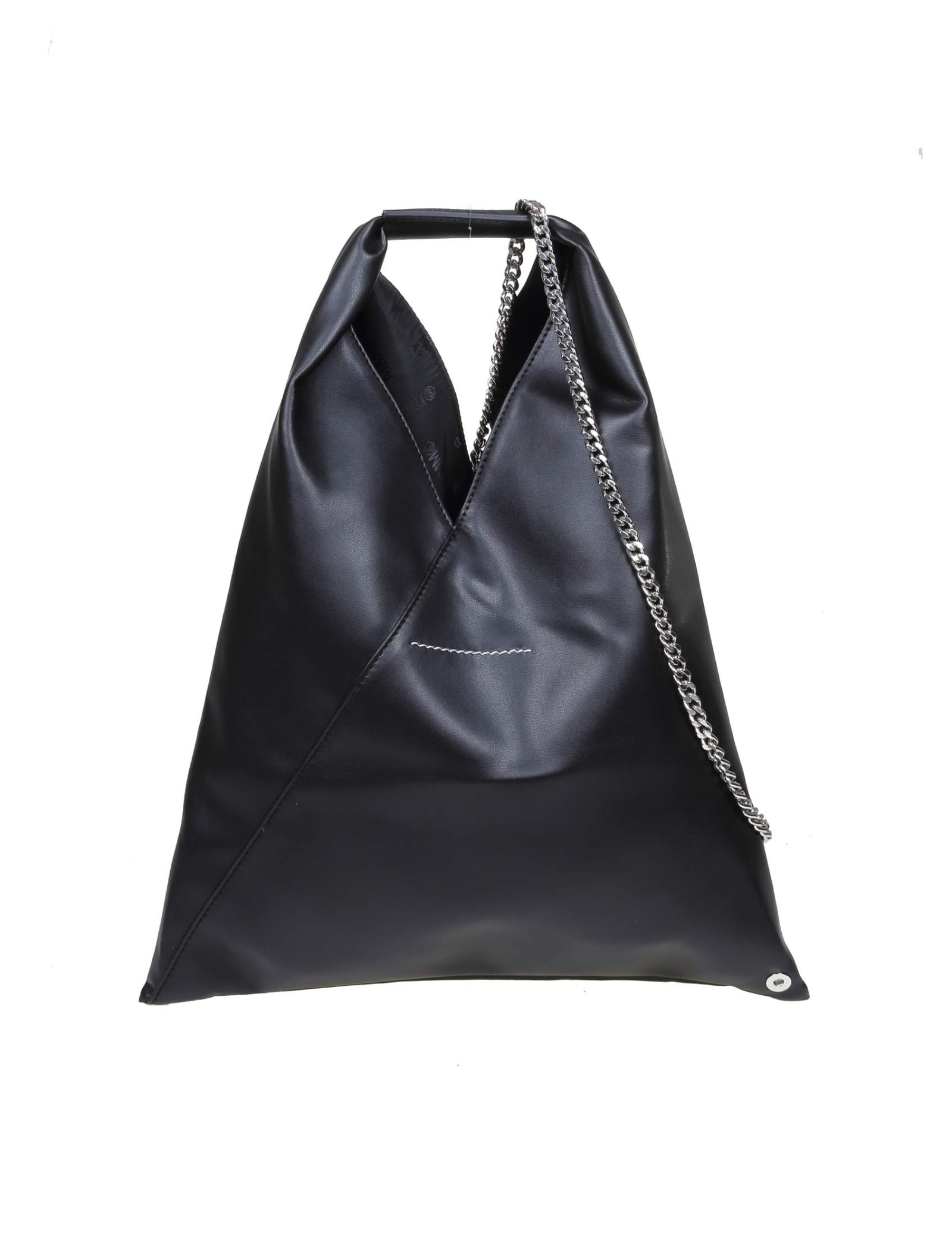 MM6 Maison Margiela Mm6 Japanese Bag In Coated Fabric With Chain