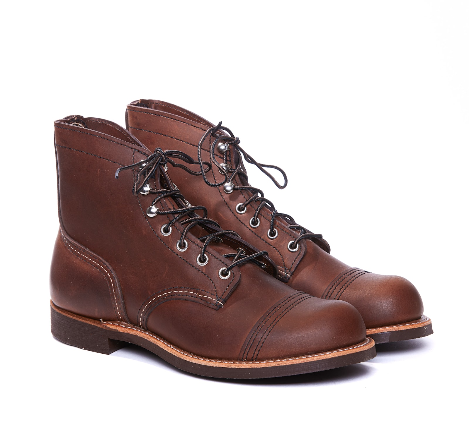 Shop Red Wing Iron Ranger Boots In Brown