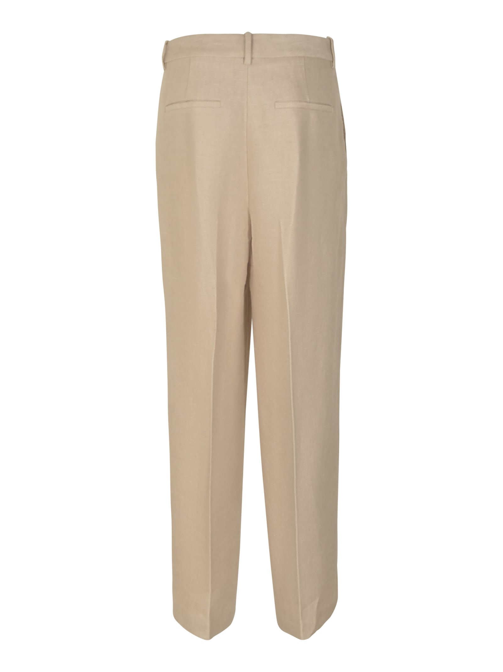 Shop Theory Concealed Straight Trousers In Sand