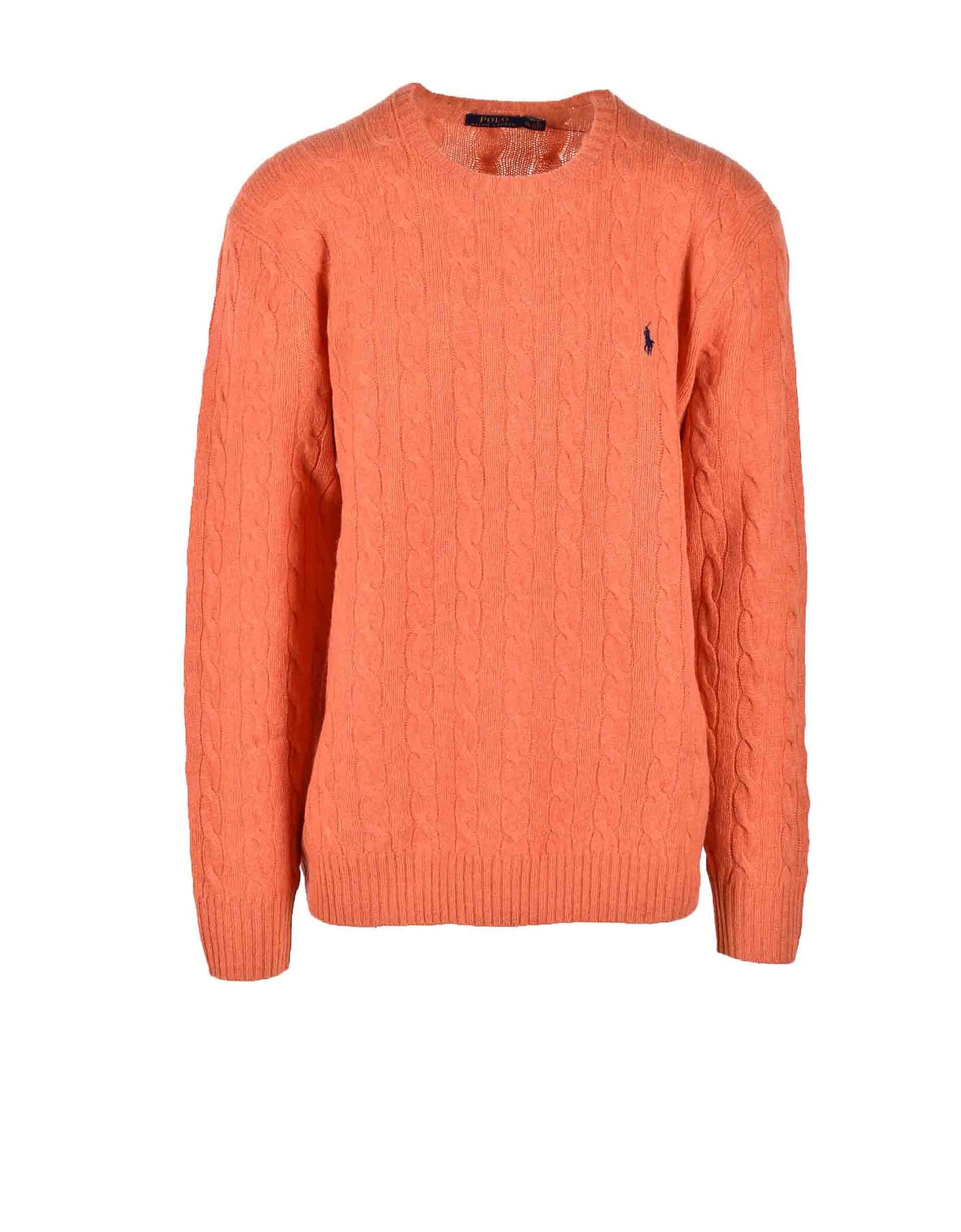 Ralph Lauren Mens Orange Sweater