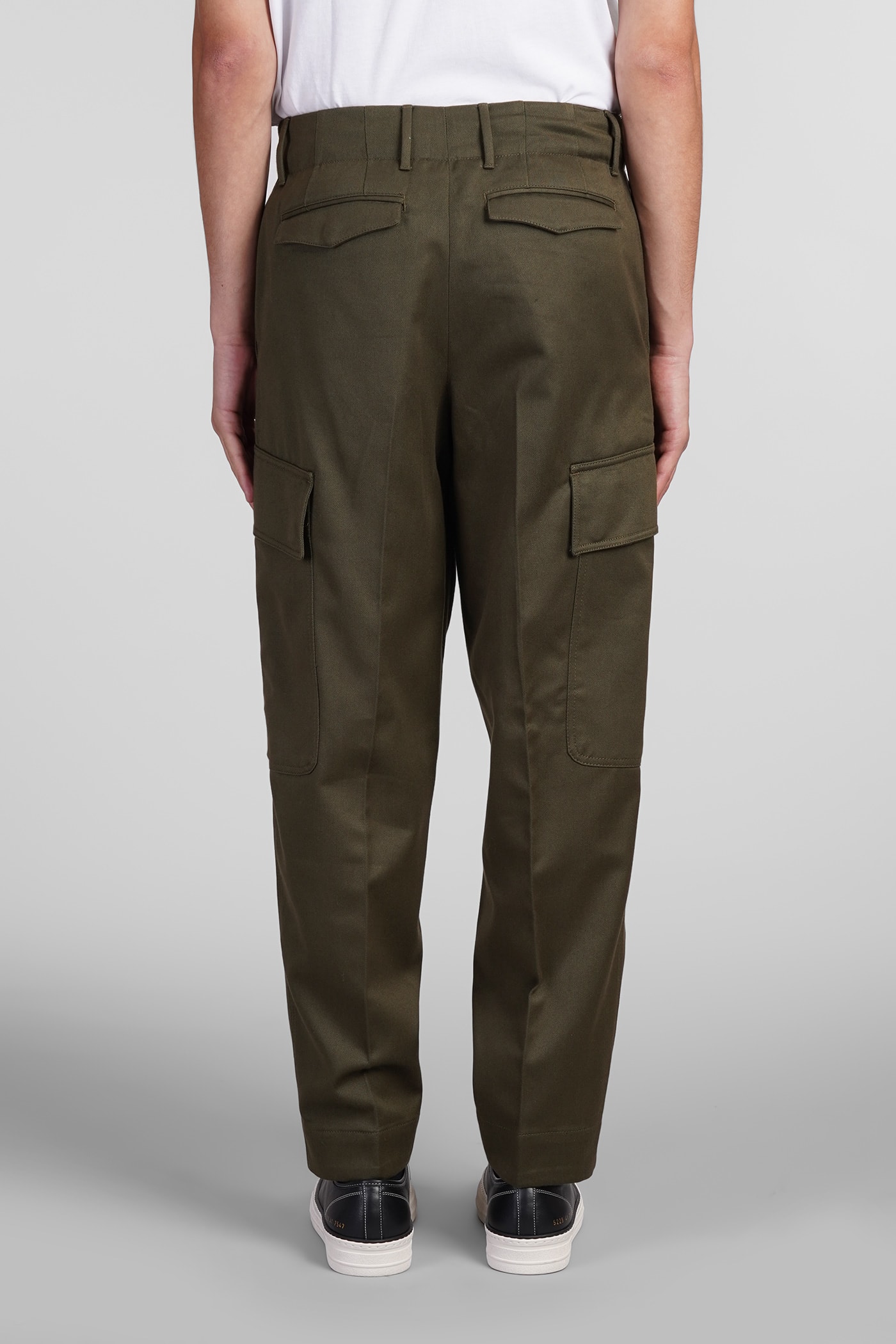 Shop Pt Torino Pants In Green Wool