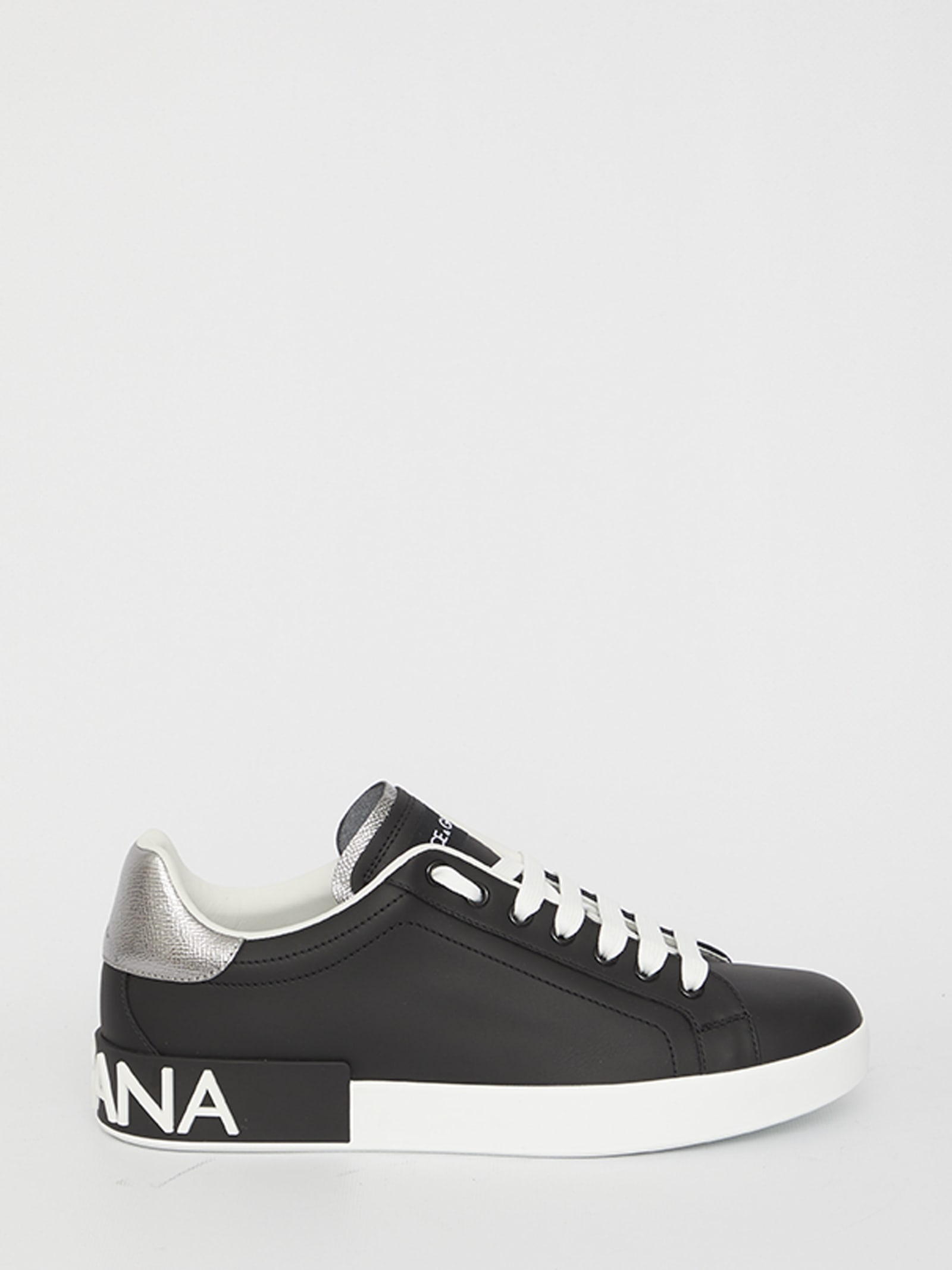 Shop Dolce & Gabbana Portofino Sneakers In Black