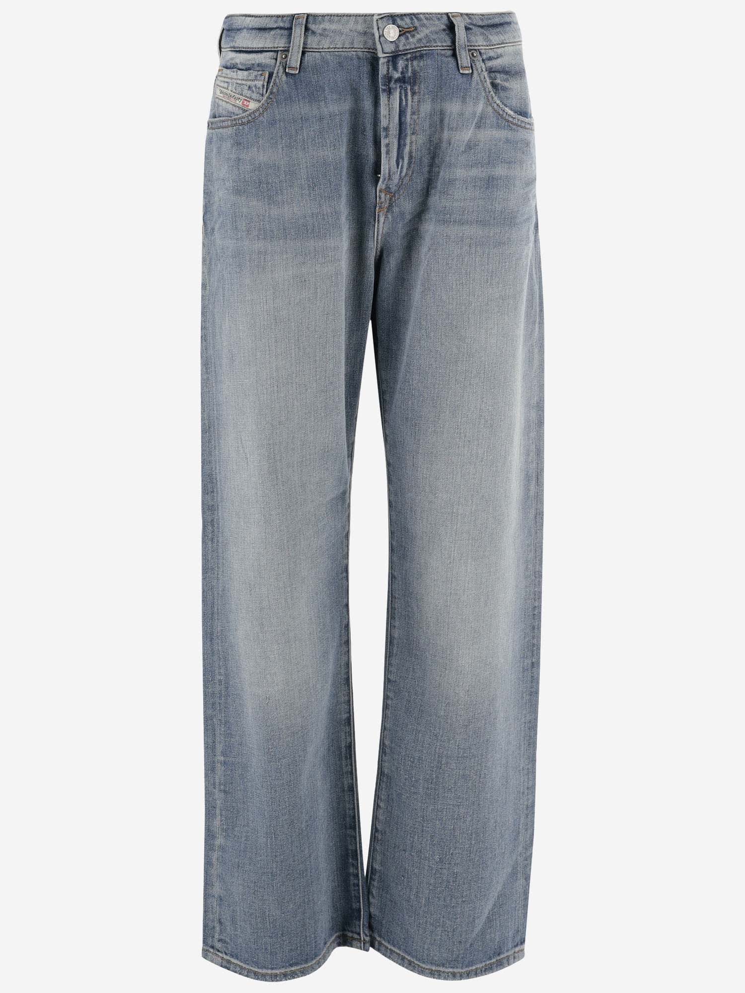 Shop Diesel Cotton Denim Jeans