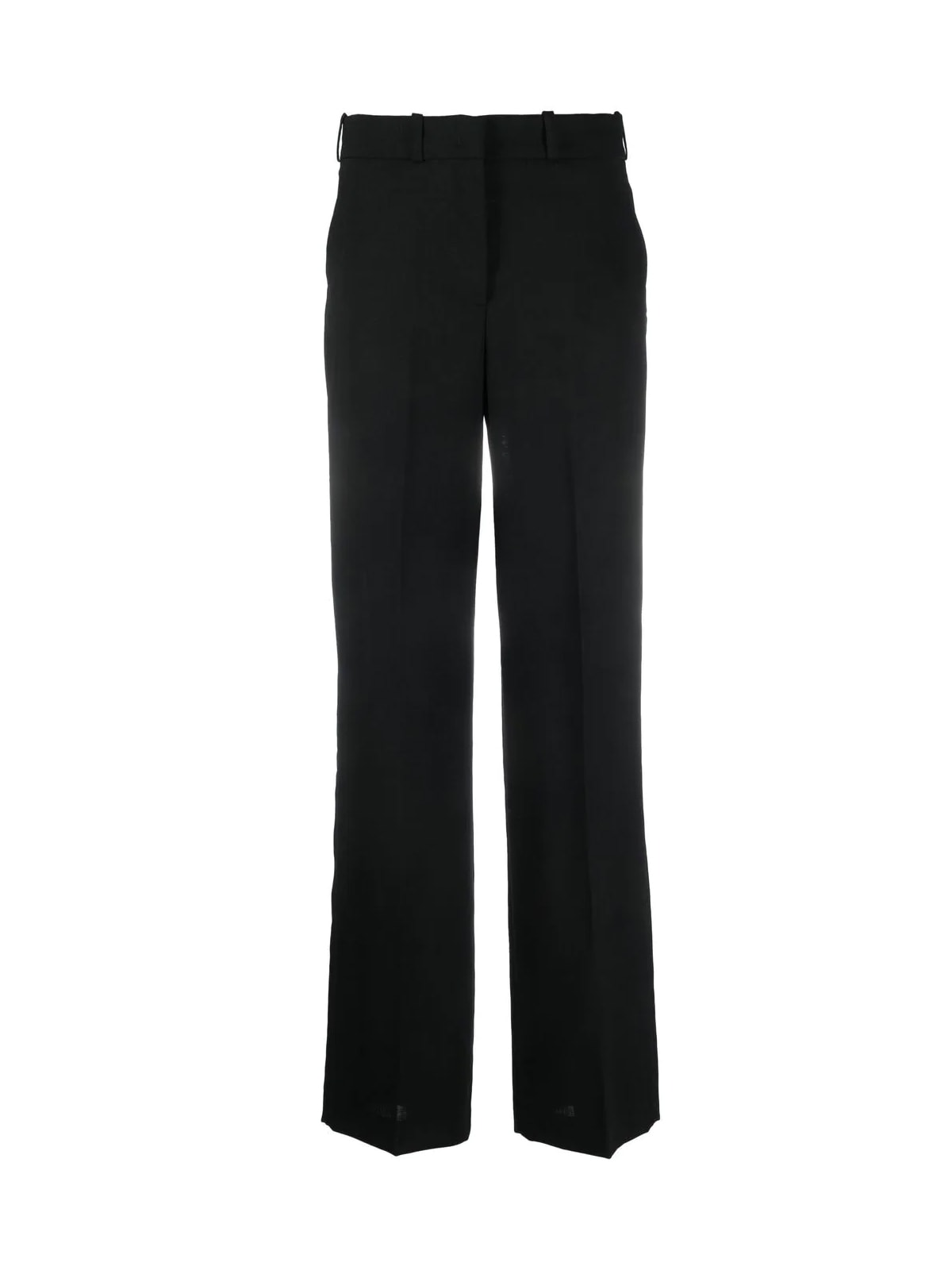 Seventy Bielastic Diagonal Wool Trouser In Black