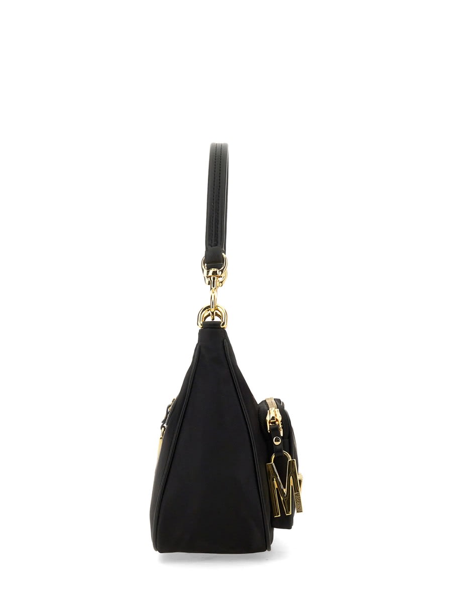 Shop Moschino Bag With Logo In Black