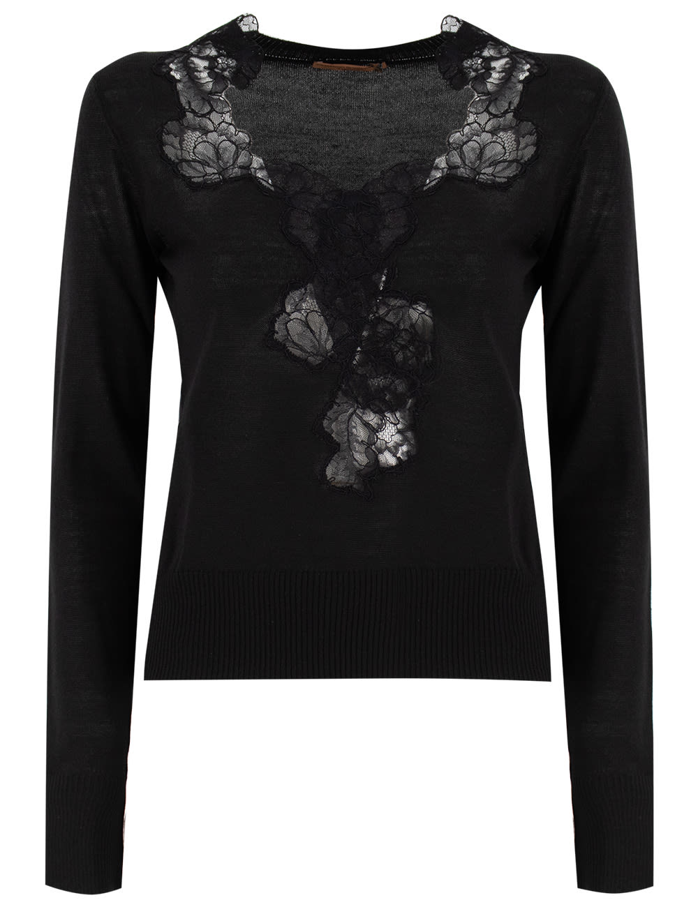 Shop Ermanno Scervino Sweater In Black