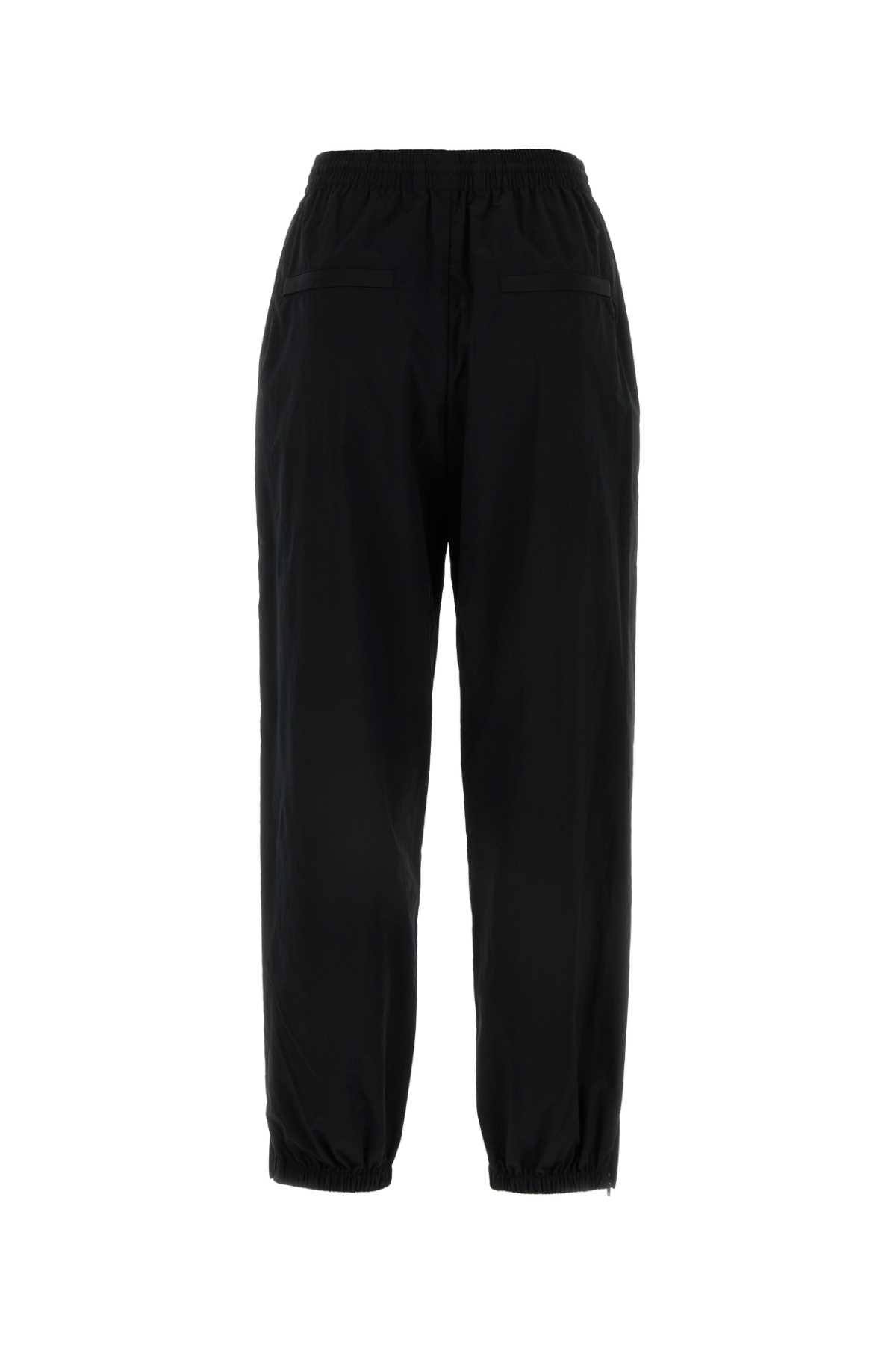 Shop Alexander Wang T Black Polyester Blend Joggers