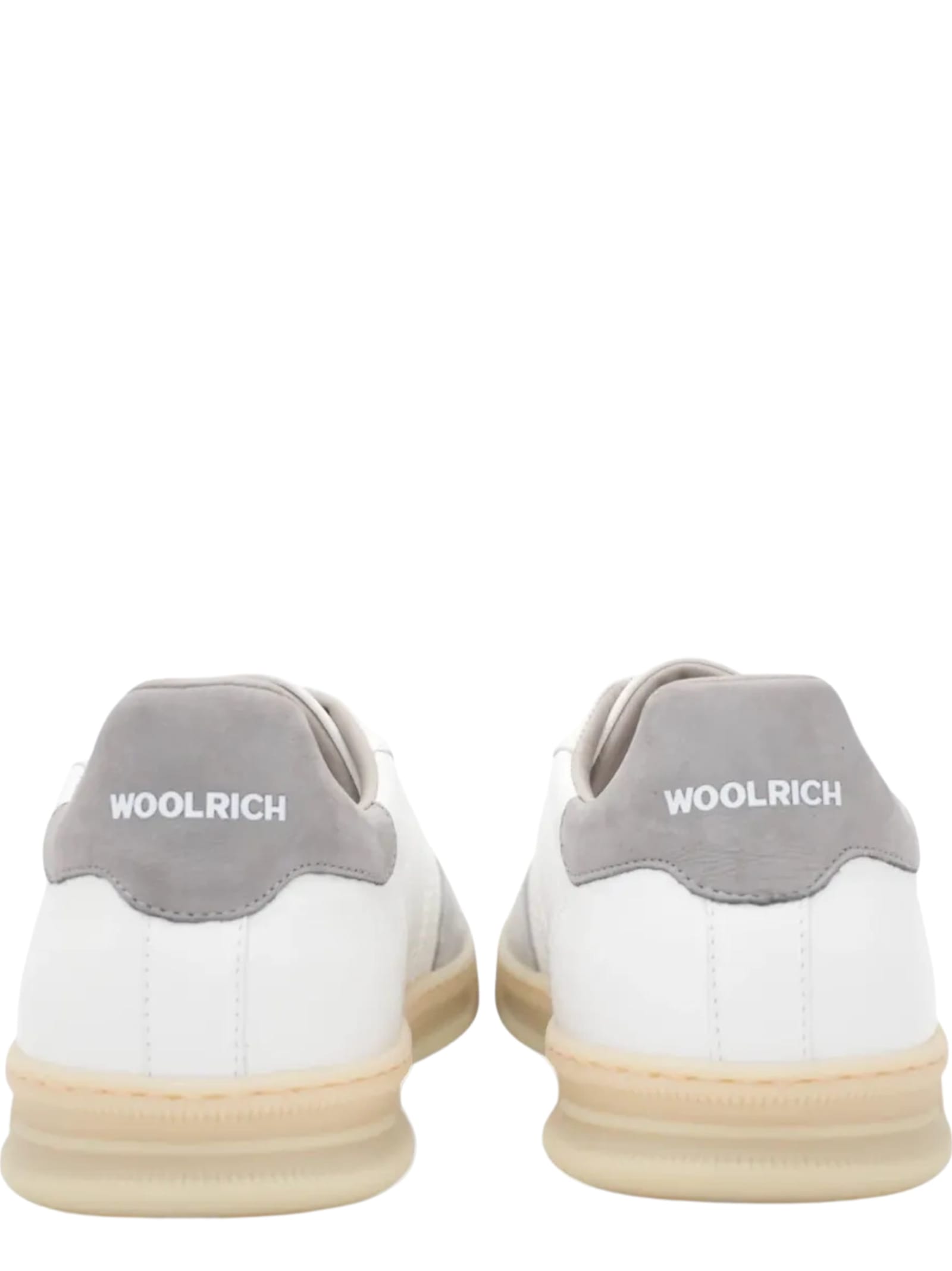 Woolrich Double U.t Sneaker In Nubuck And Silk In Multi