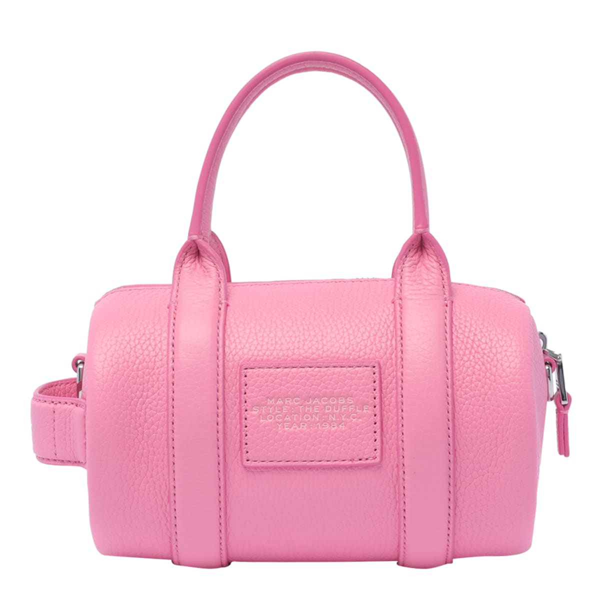 Shop Marc Jacobs The Mini Duffle Bag In Petal Pink