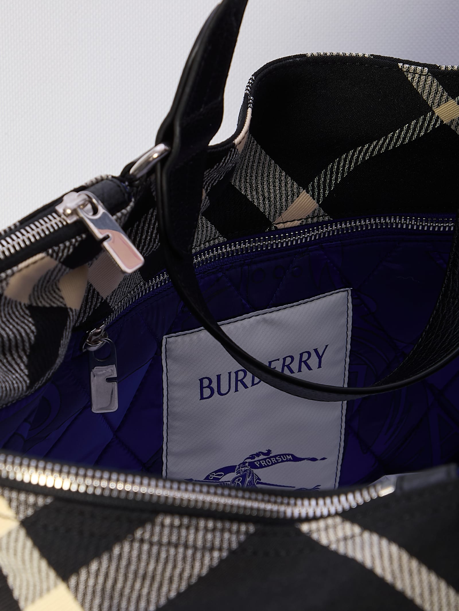 Shop Burberry Festival Tote Bag In Black