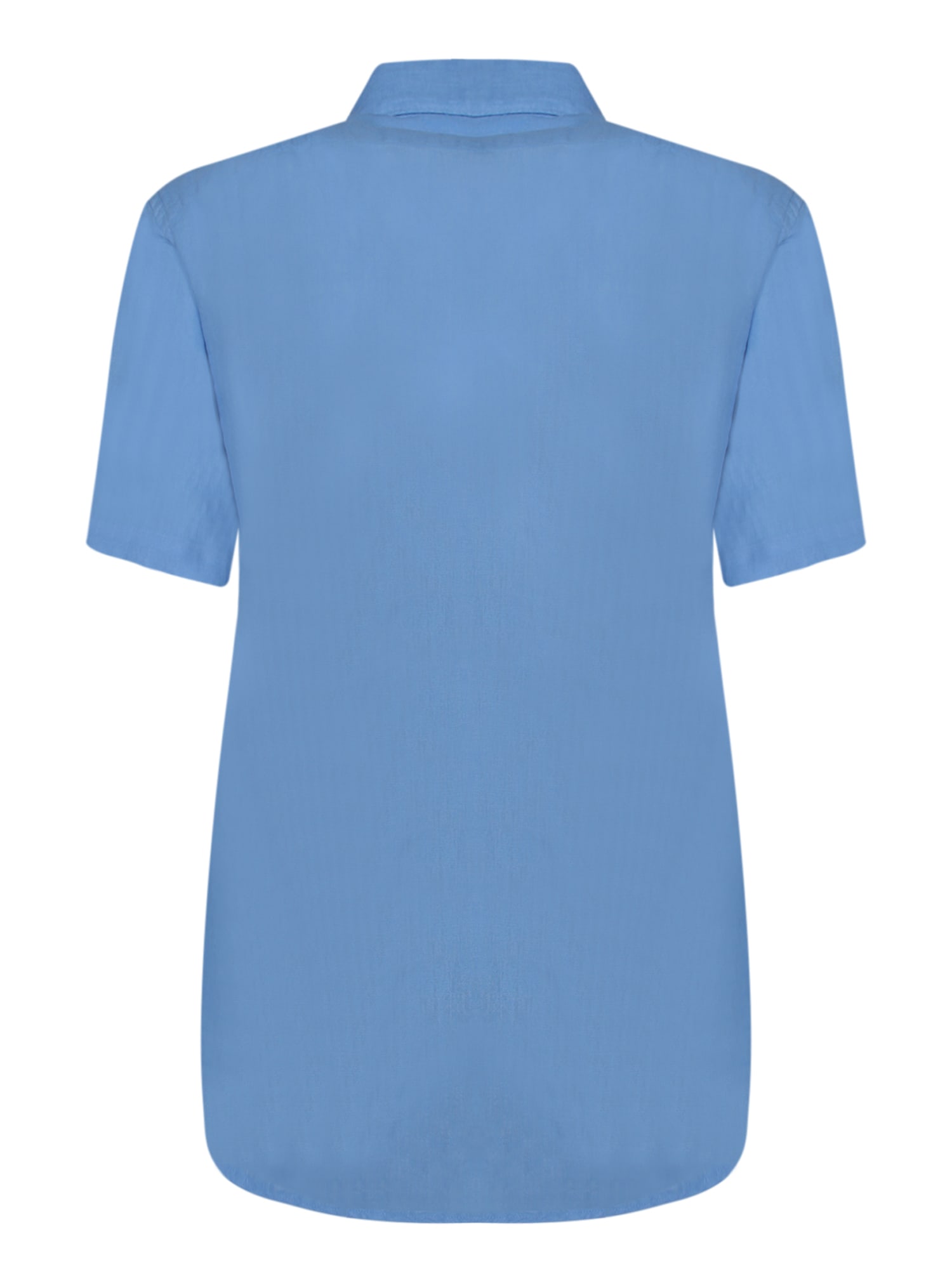 Shop 120% Lino Blue Linen Shirt
