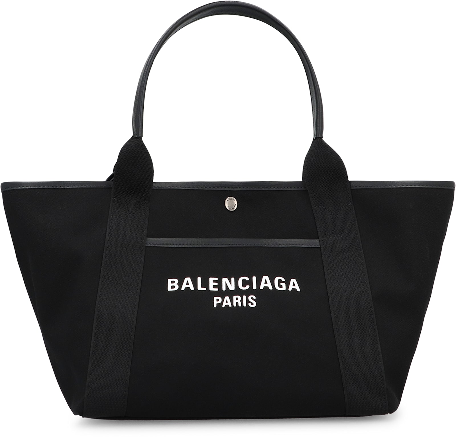 Balenciaga Borsa Shopping Biarritz Media In Tela Nera Donna