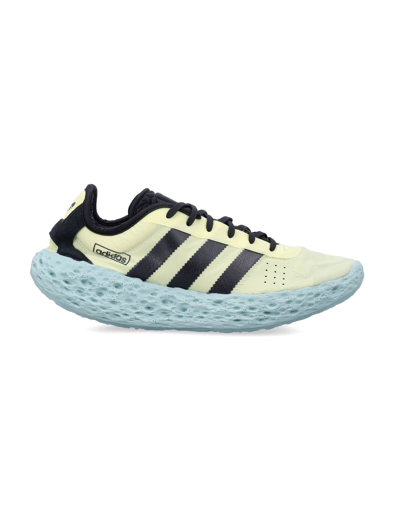 Adidas Originals Zponge Perforated Rubber Sole Sneaker In Ice Yellow
