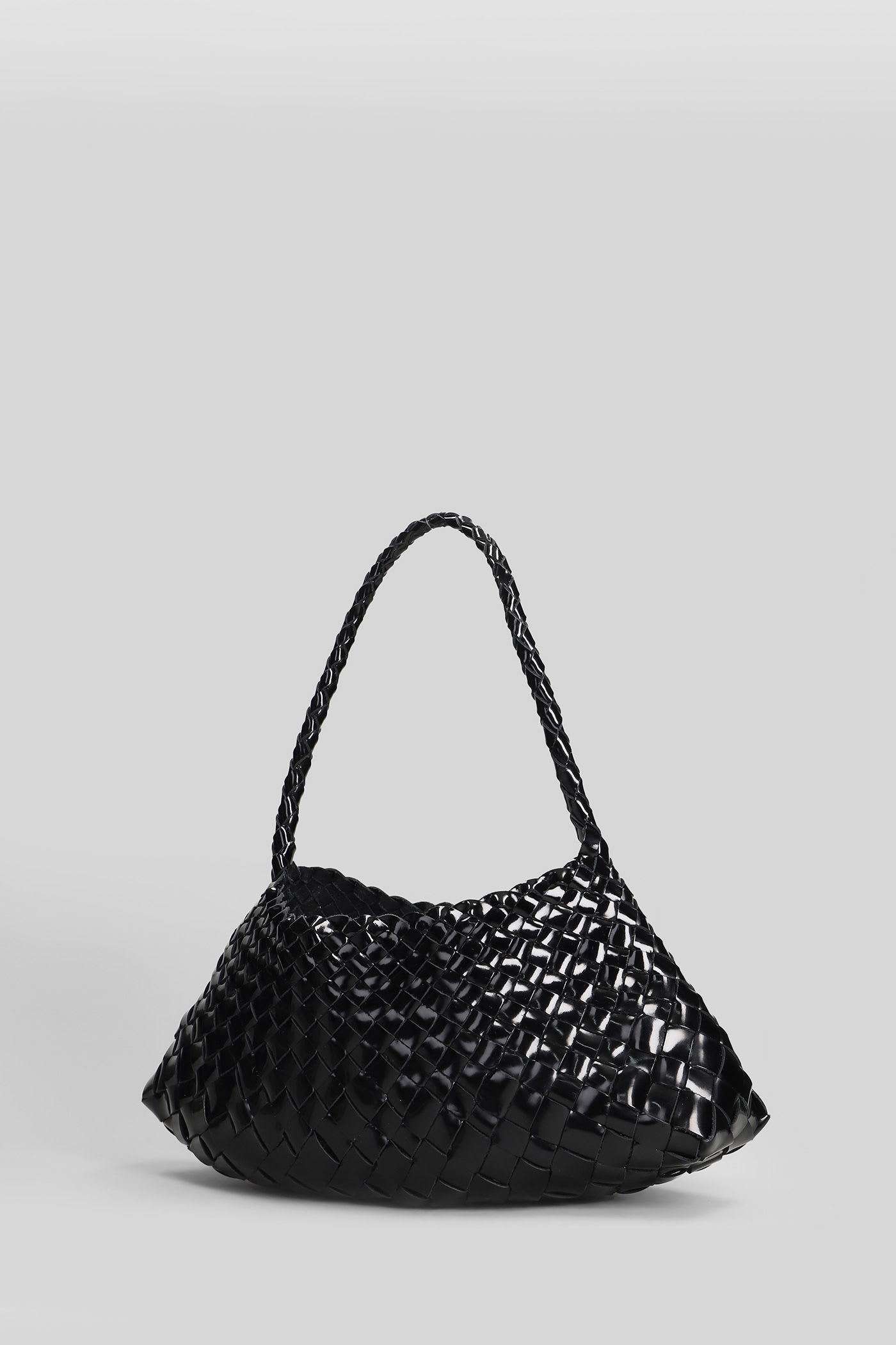 Dragon Diffusion Rosanna Mini Hand Bag In Black Leather In Black