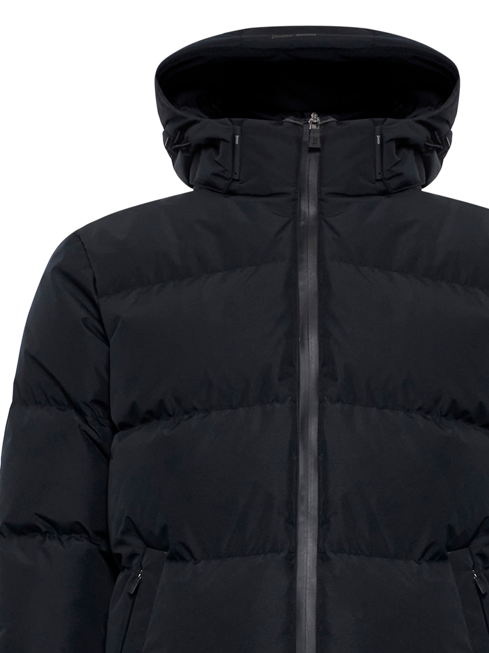 Shop Herno Down Jacket In Black