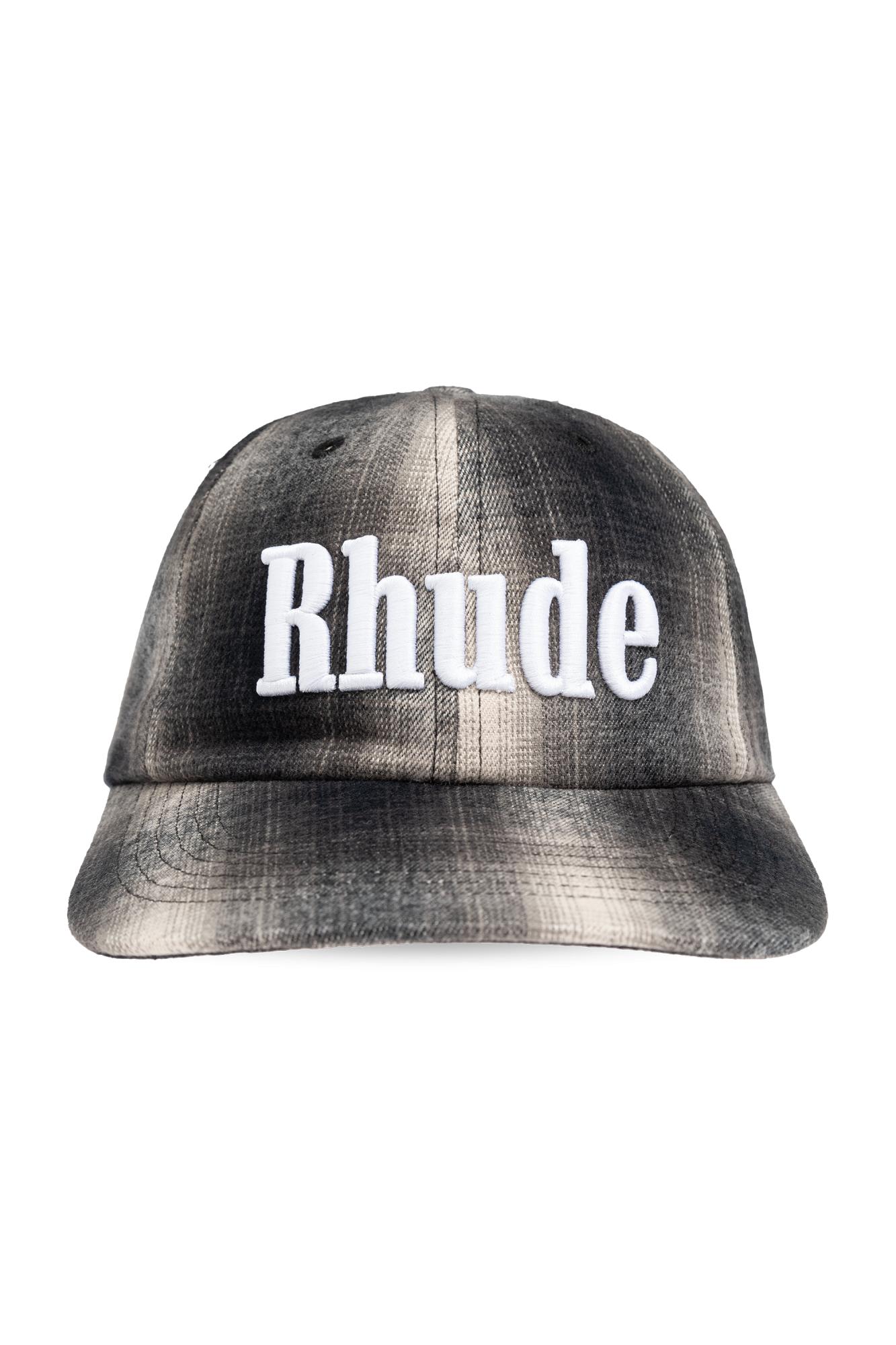 Shop Rhude Cap In Grigio