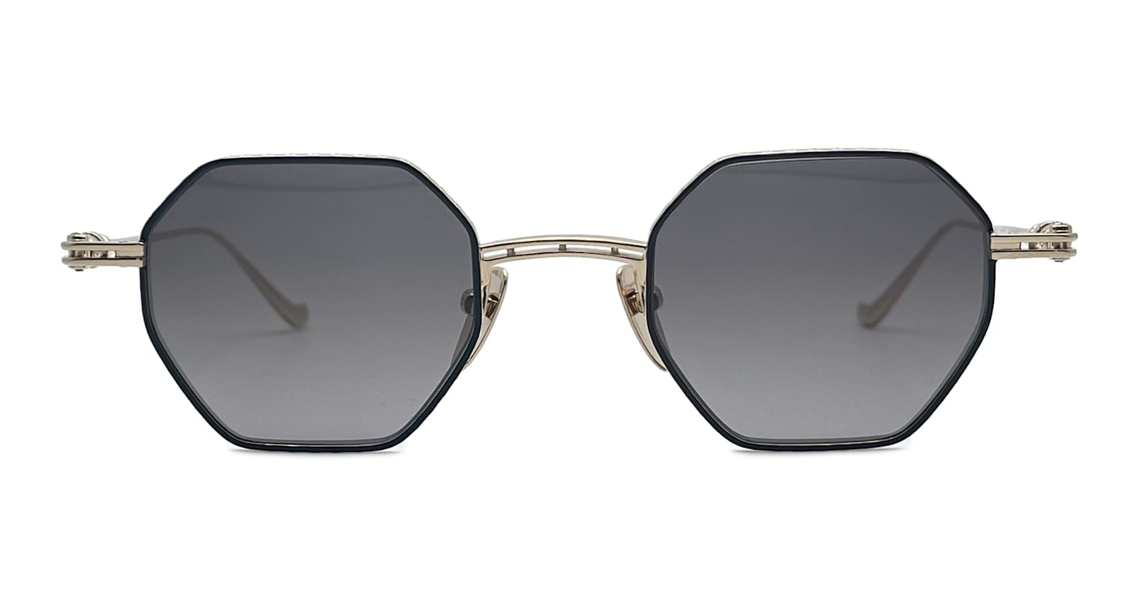 Evaculation - Matte Black / Gold Plated Sunglasses