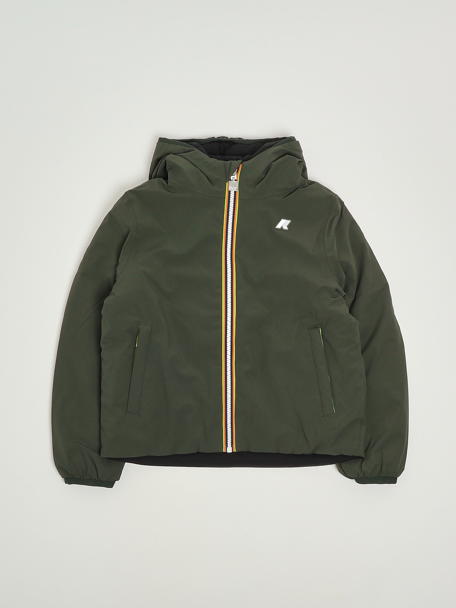 K-way Jack St Warm Double Jacket In Brown